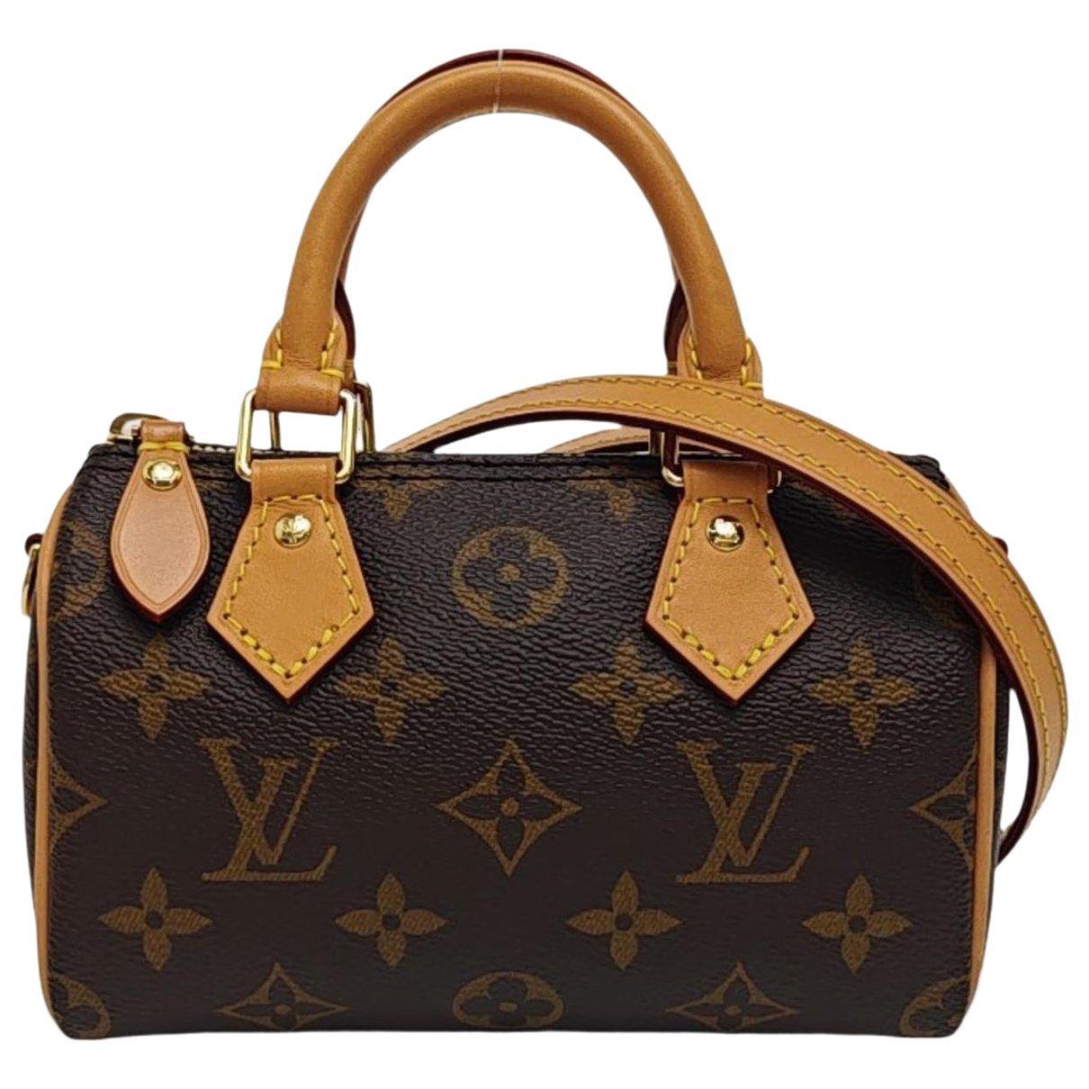 Nano Speedy / Mini HL leather handbag