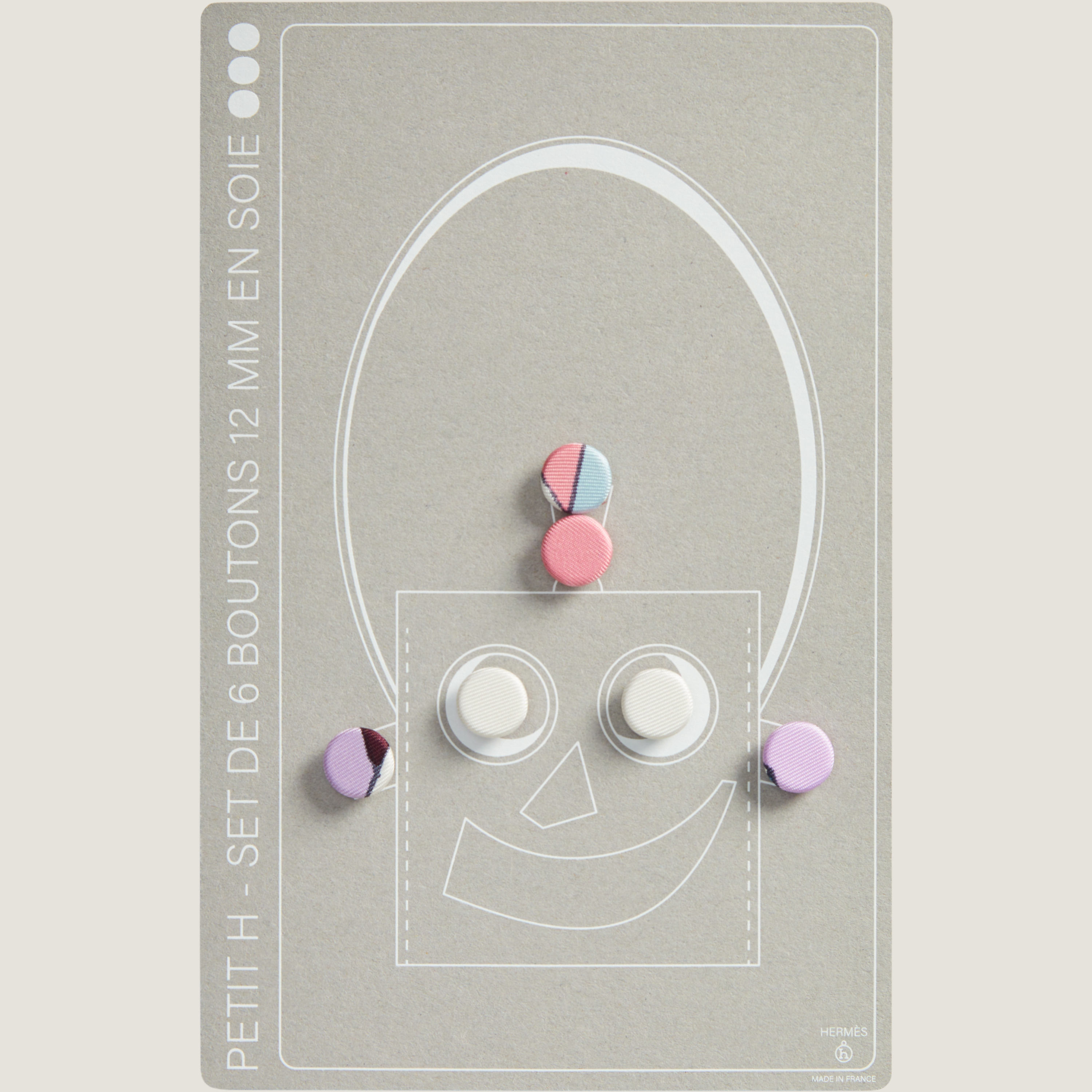 Silk buttons