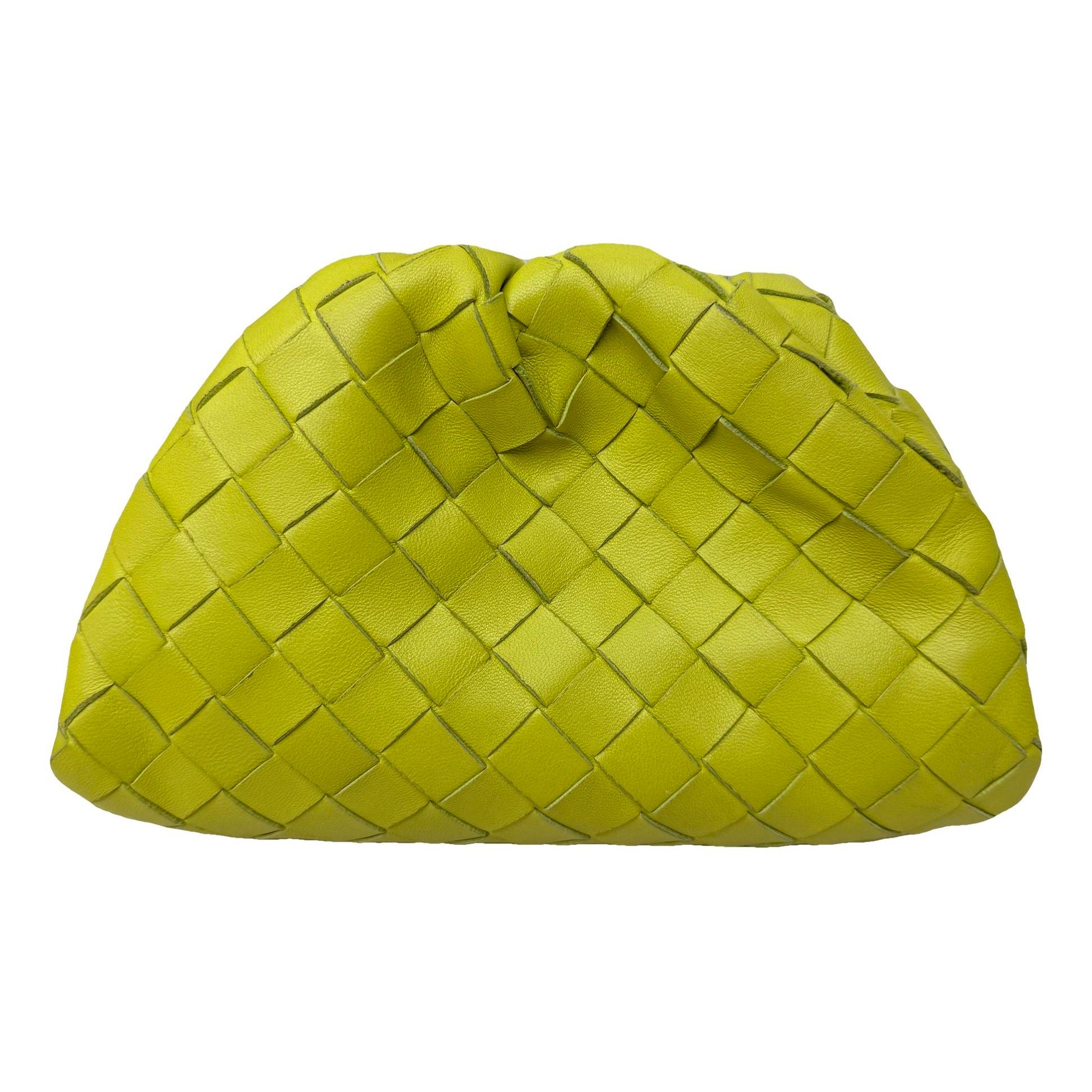 Pouch leather handbag