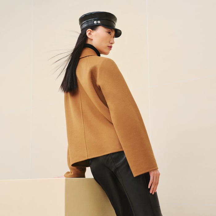 Marron Caramel Cashmere Jacket