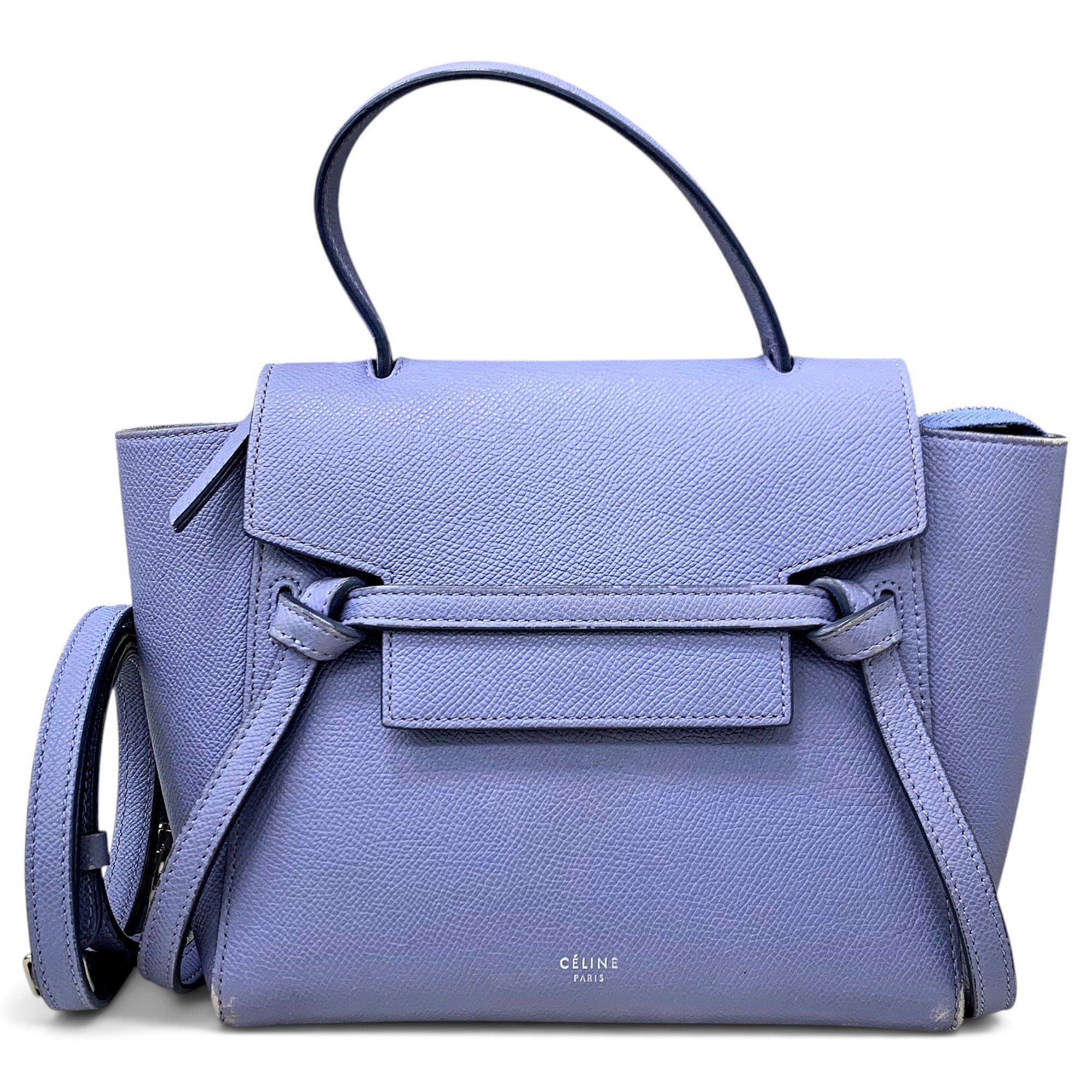 Belt leather handbag