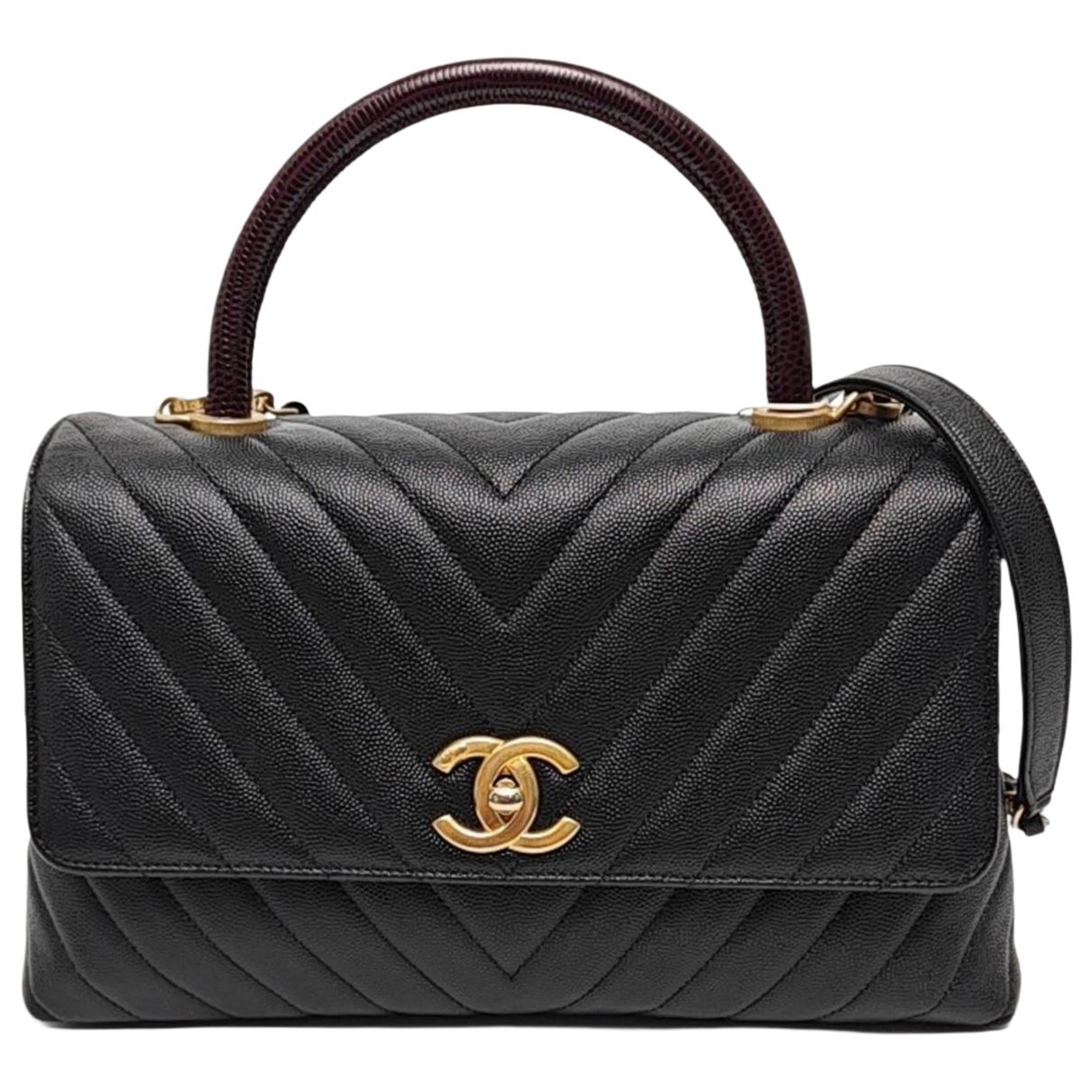 Coco Handle leather handbag