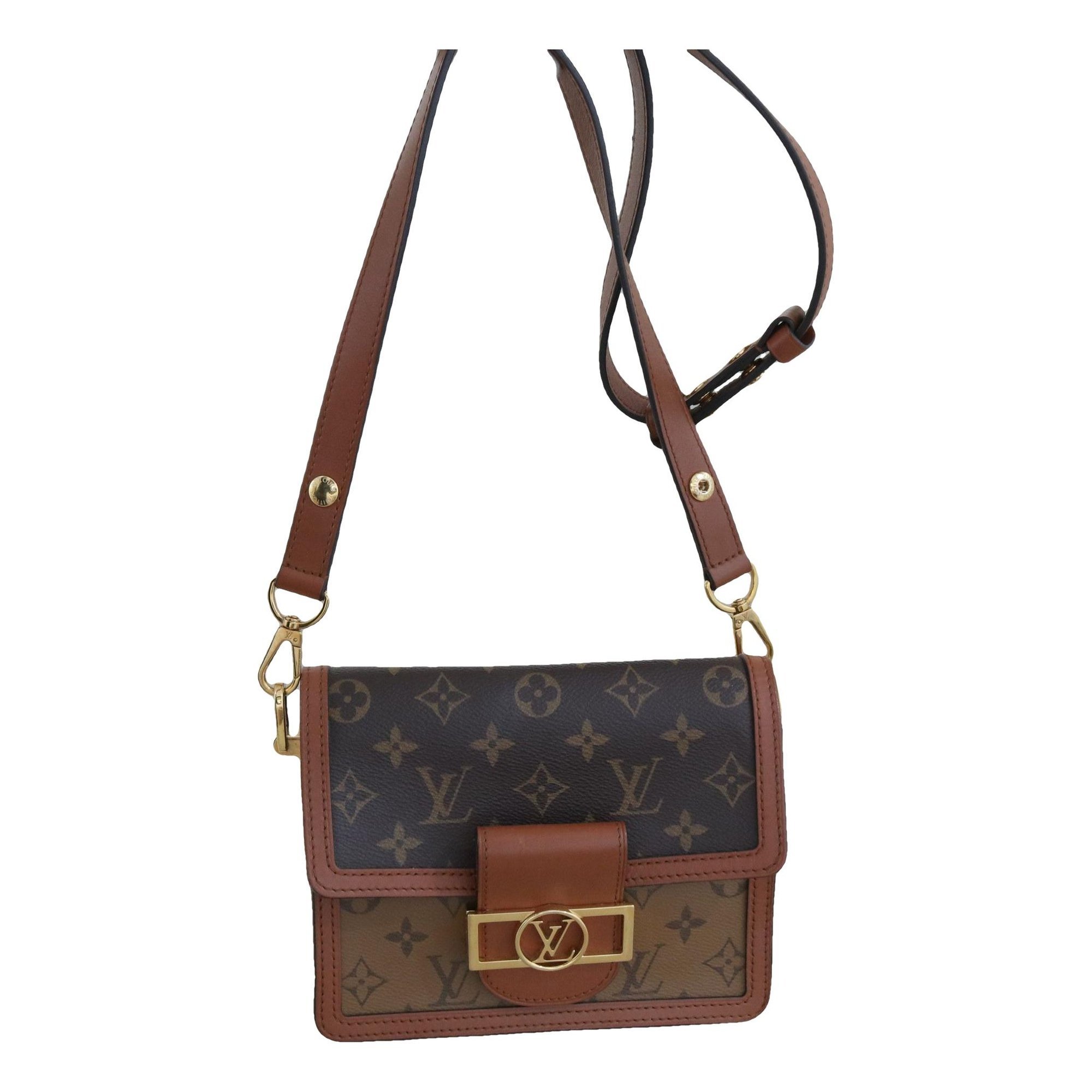 Louis Vuitton Dauphine leather handbag
