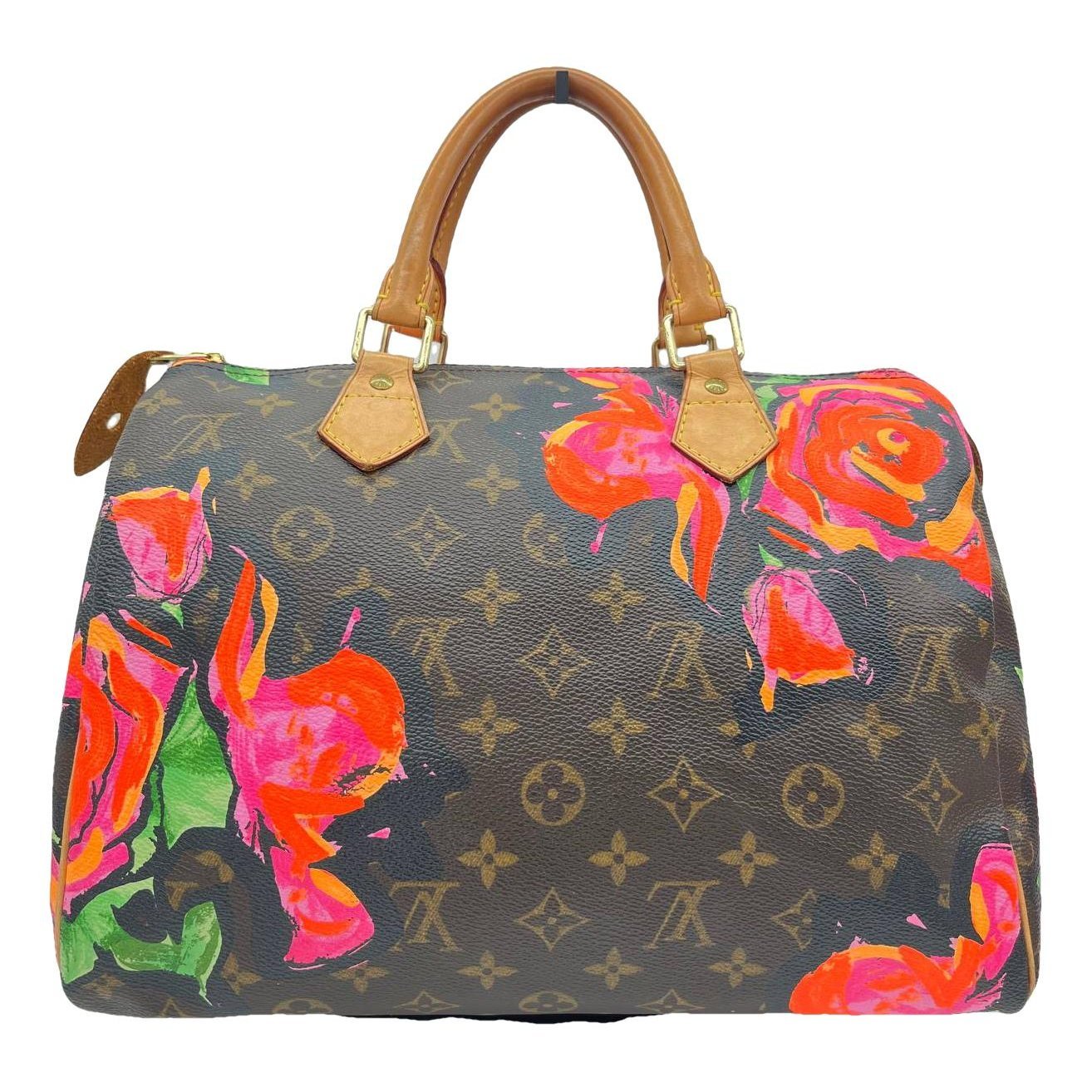 Speedy leather handbag