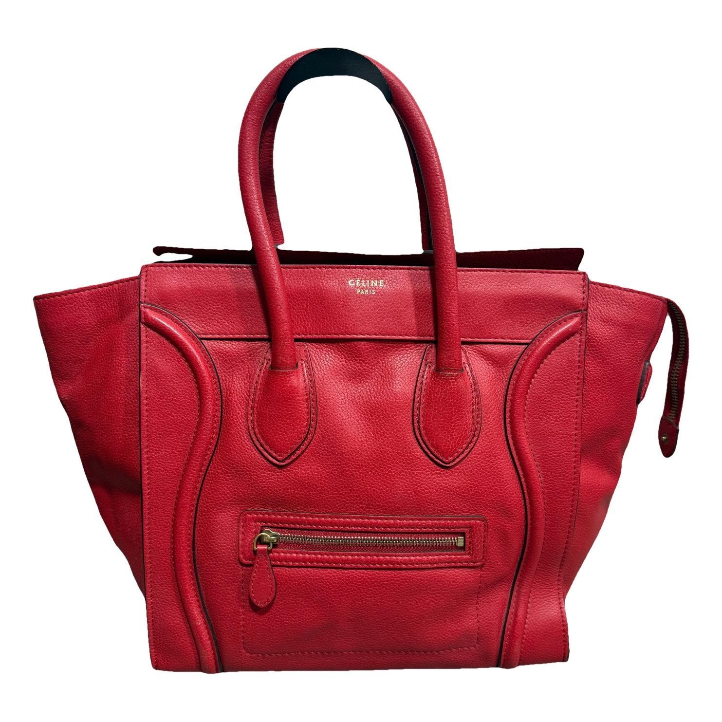 Luggage leather handbag