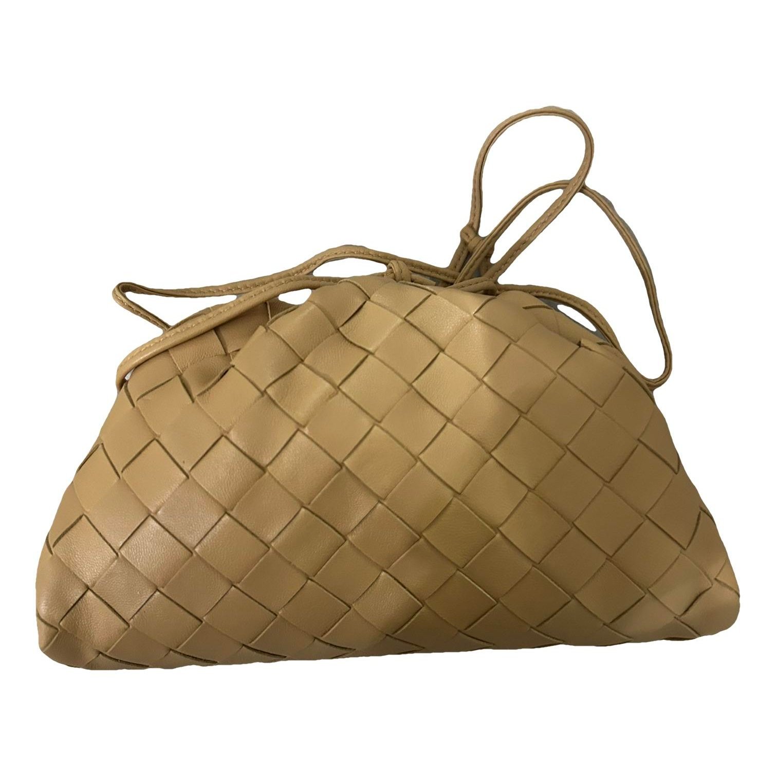 Pouch leather clutch bag