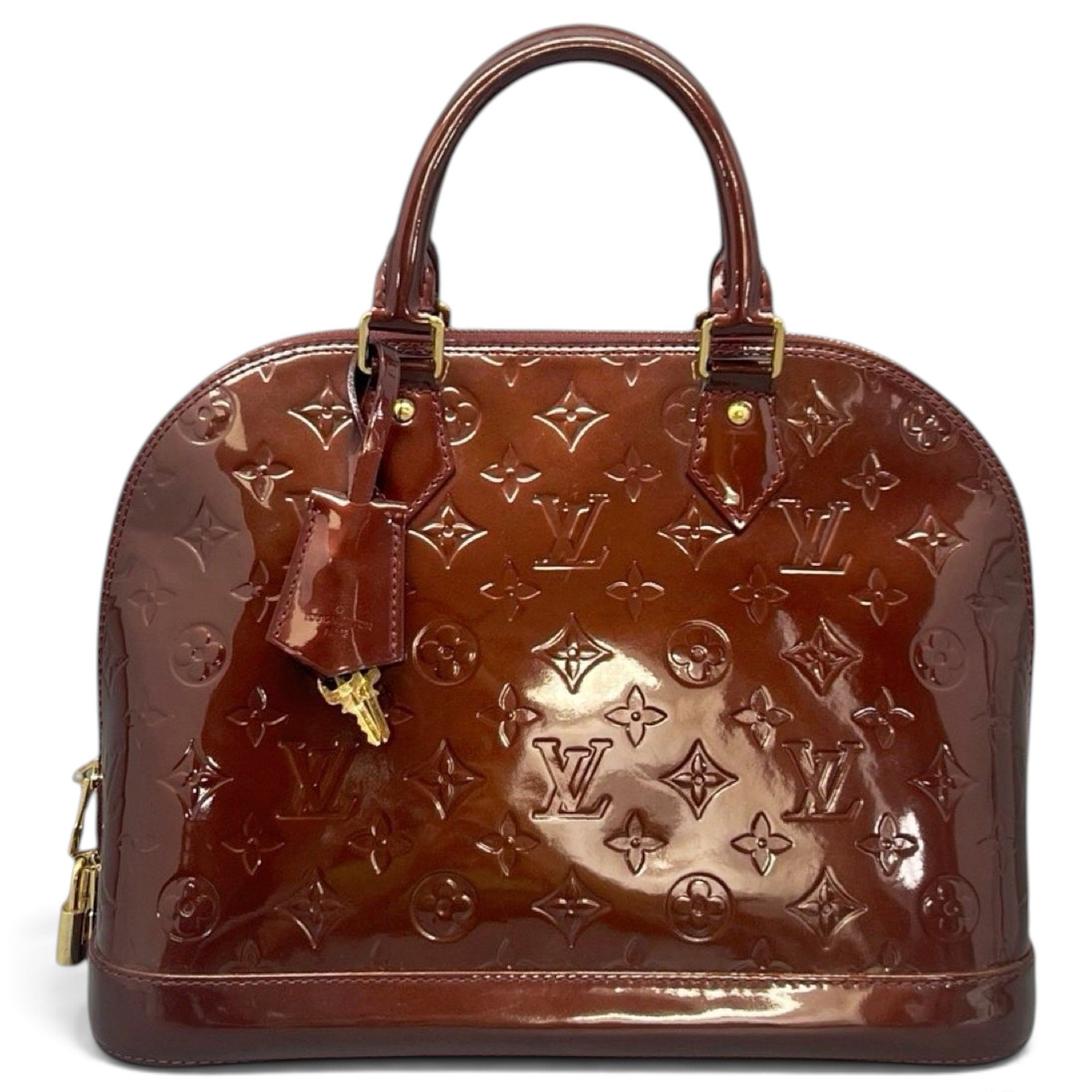 Alma patent leather handbag