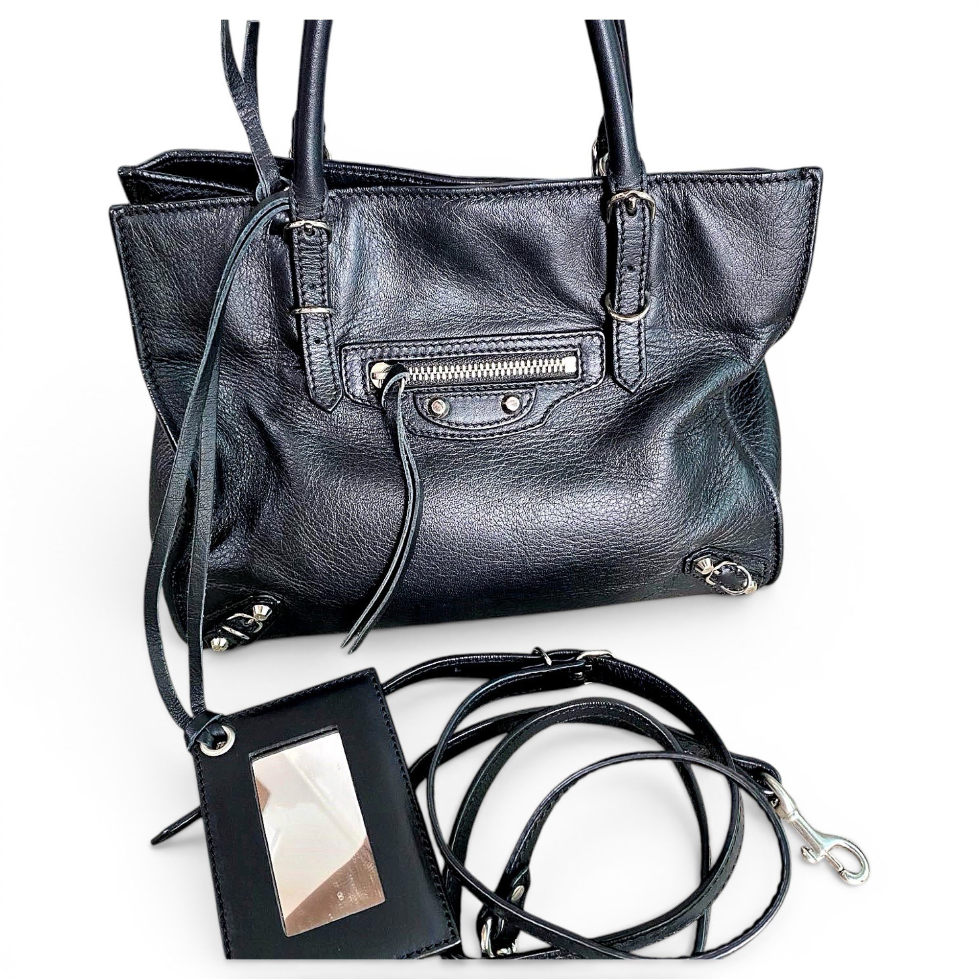 Leather handbag