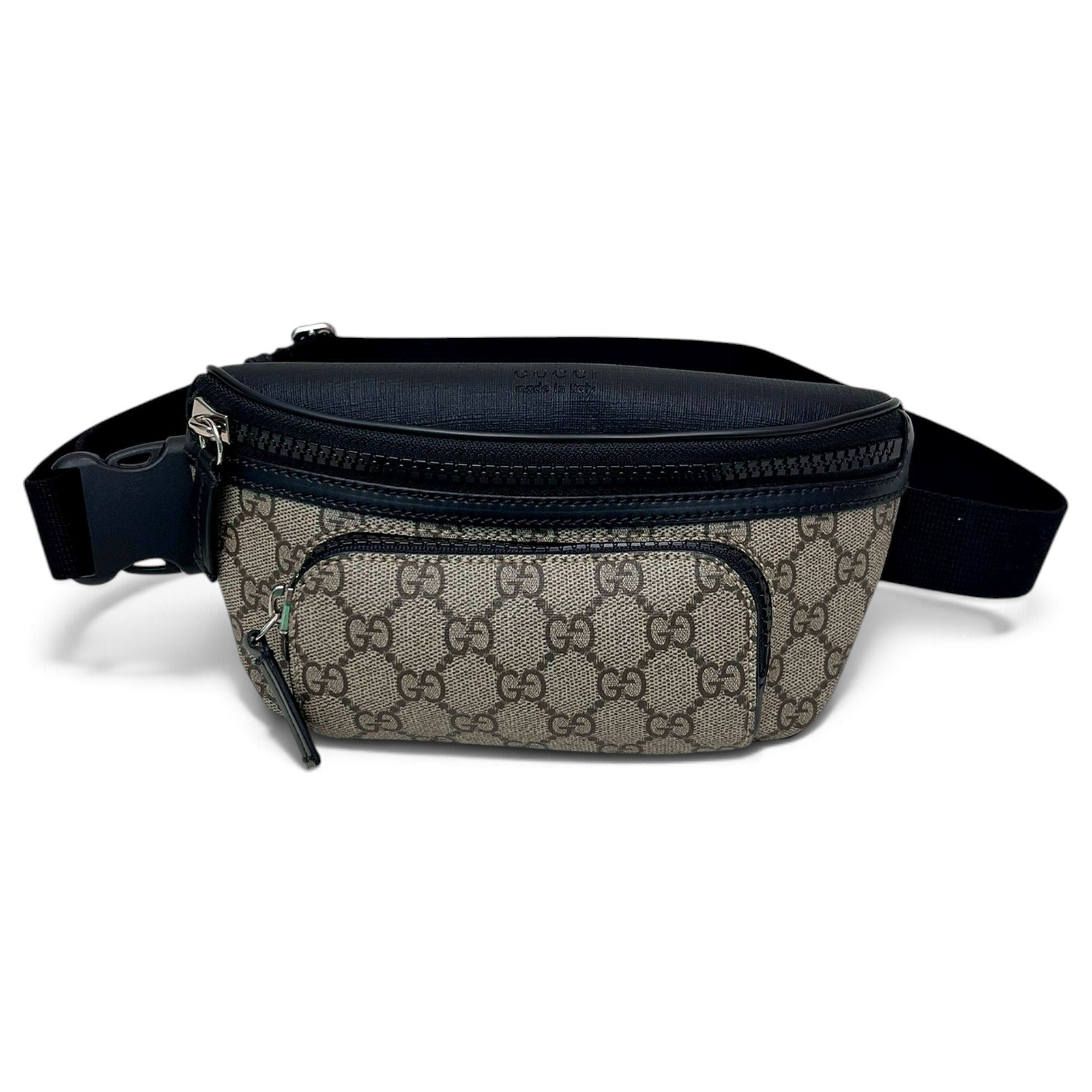 Leather travel bag