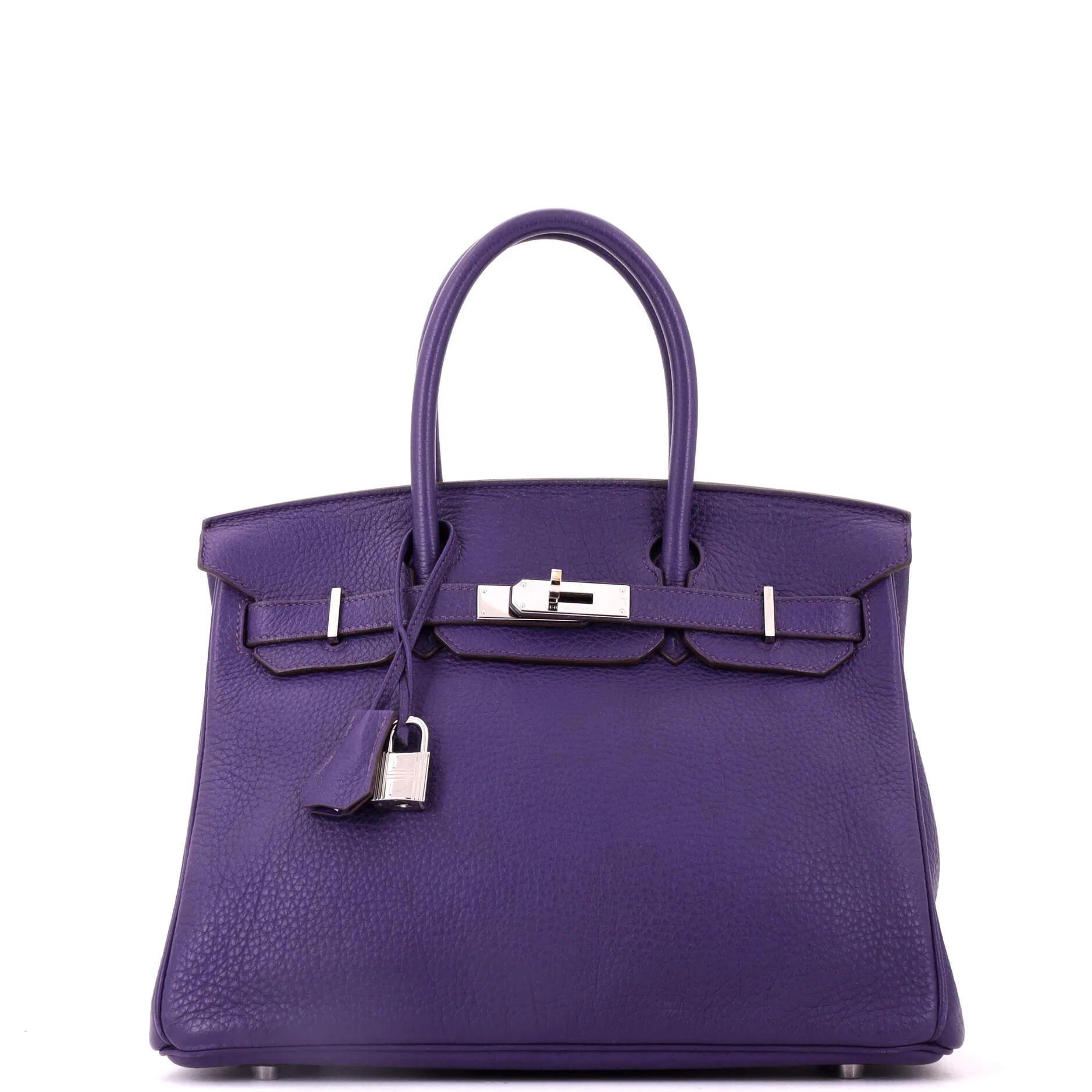 Birkin 30 leather tote