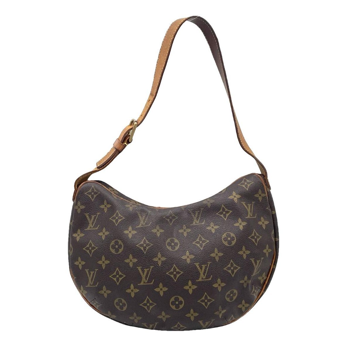 Croissant leather handbag