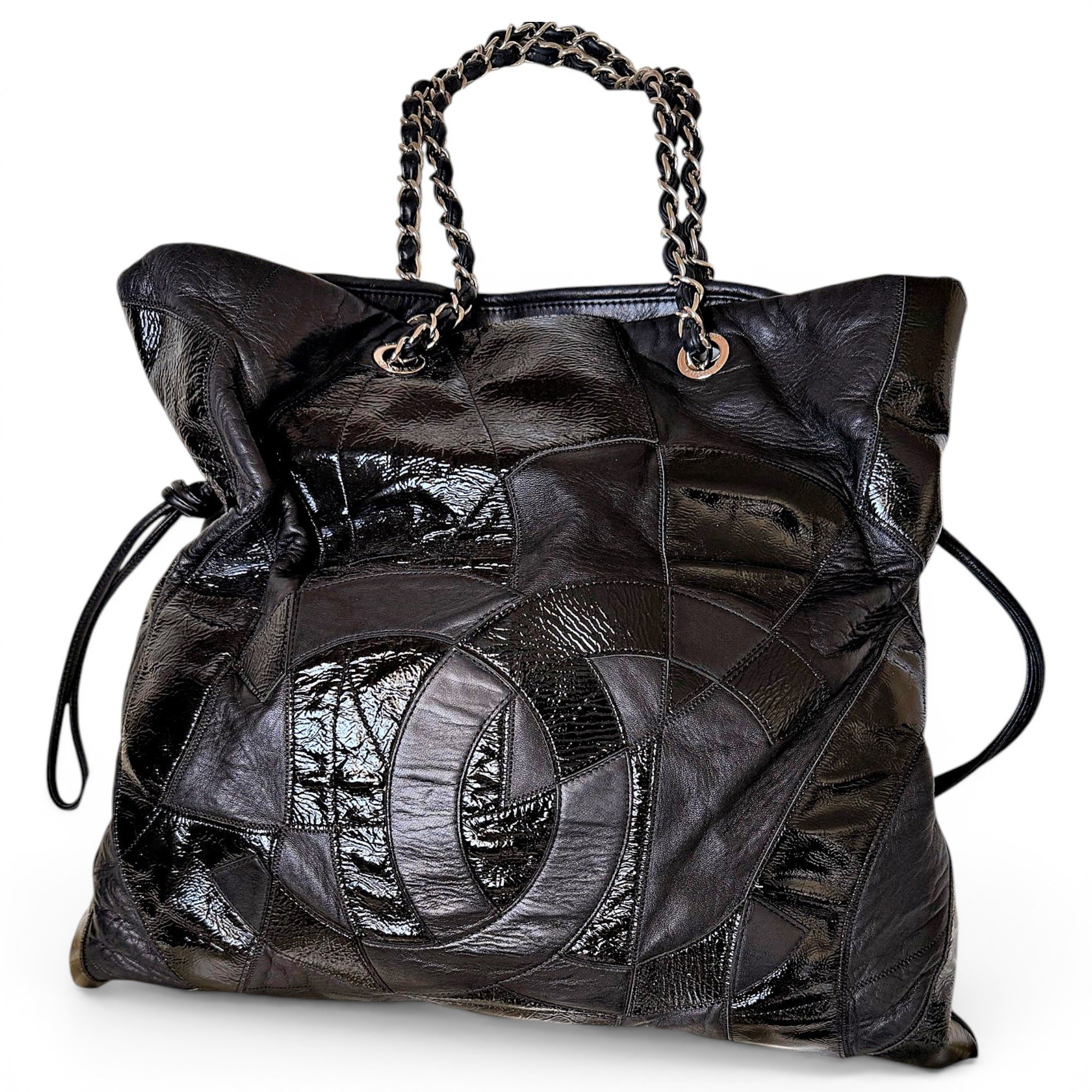 Leather tote