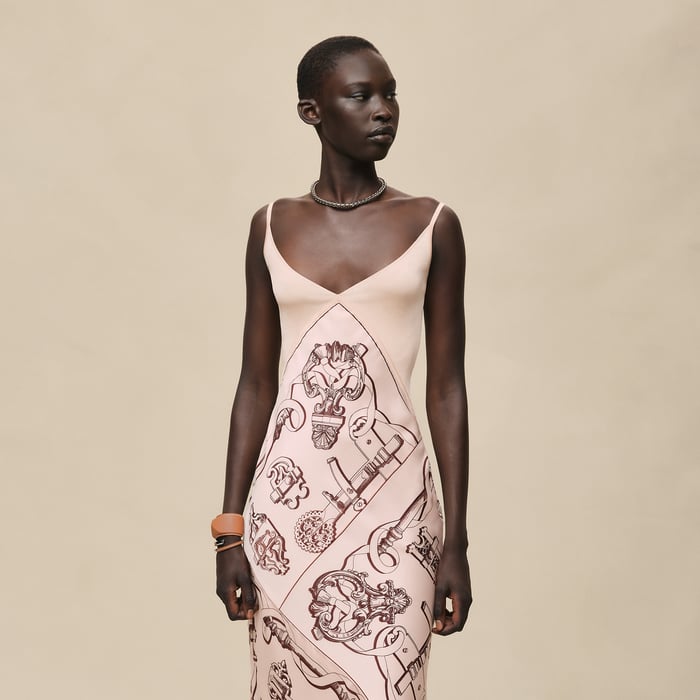 Rose Opaline "Ferronnerie Remix" Dress