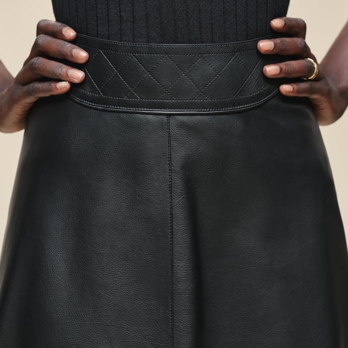Noir Flared Skirt