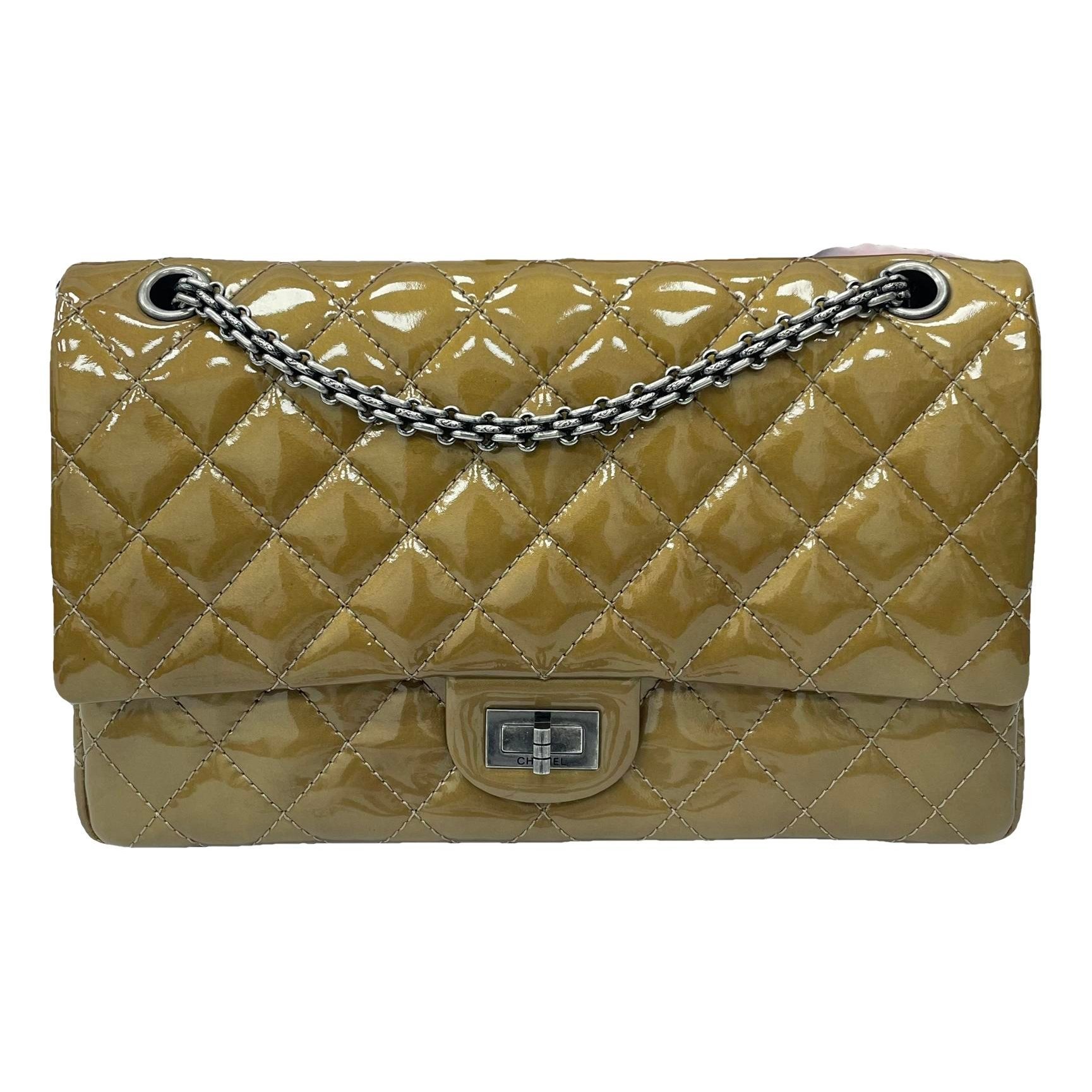 2.55 patent leather handbag