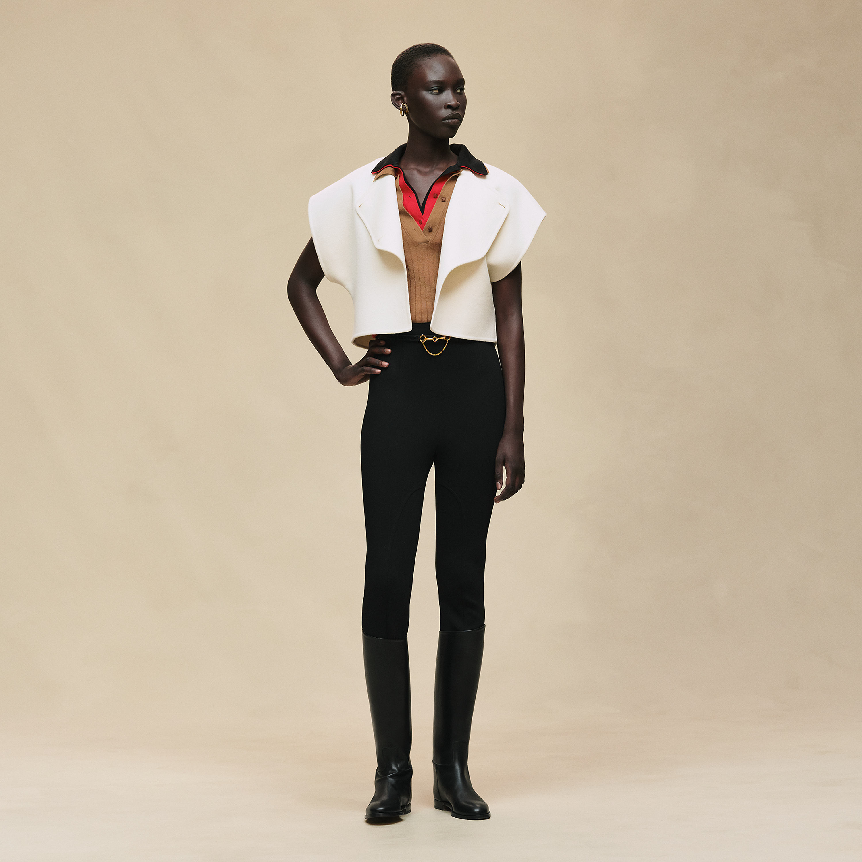 Short-sleeve bolero jacket