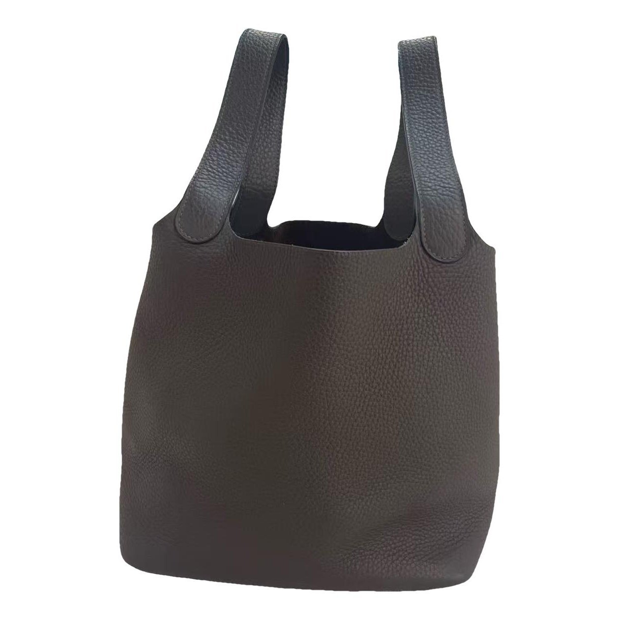 Picotin leather tote