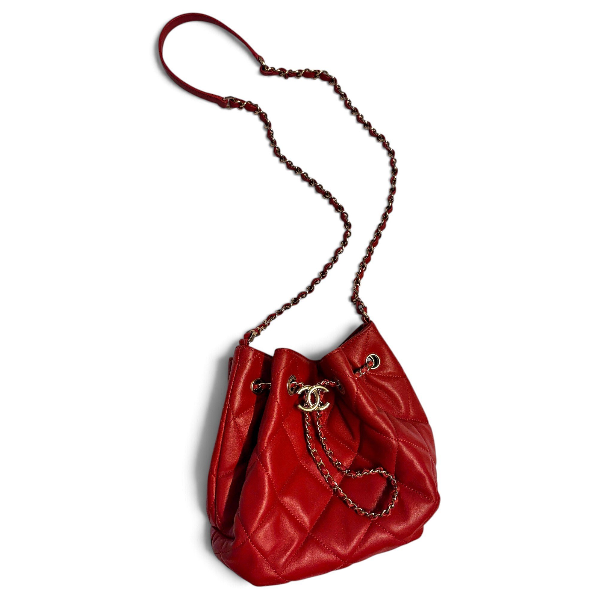 Gabrielle Bucket leather bag