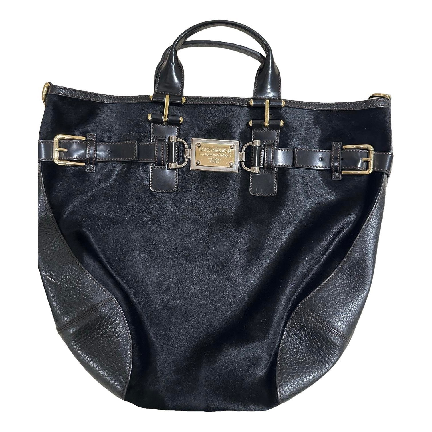 Pony-style calfskin handbag