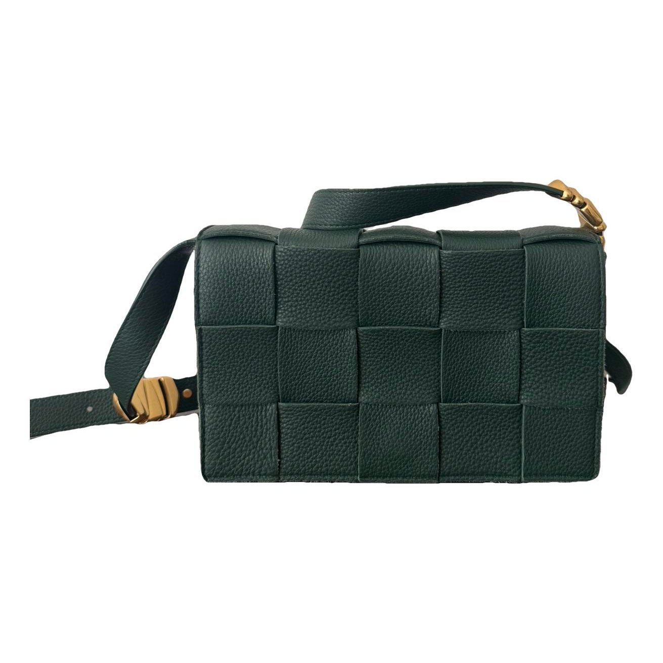 Cassette leather crossbody bag