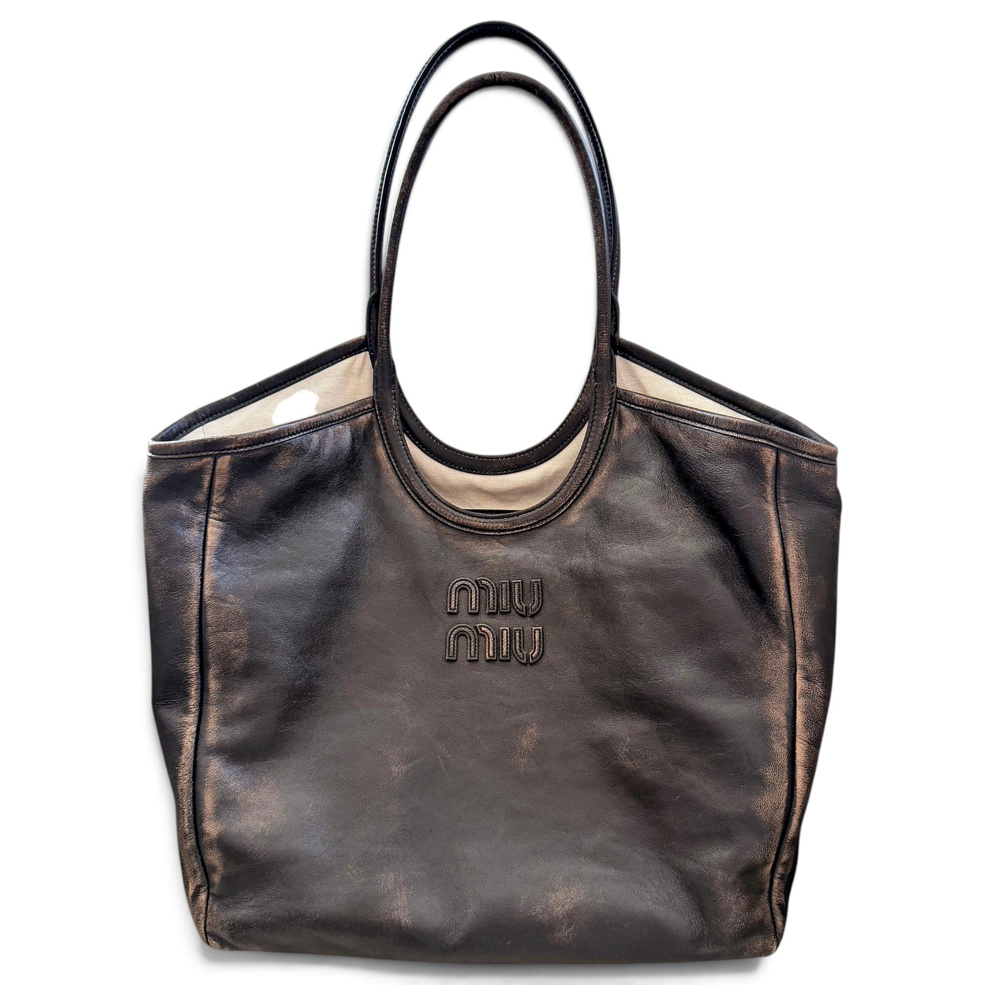 Ivy leather tote