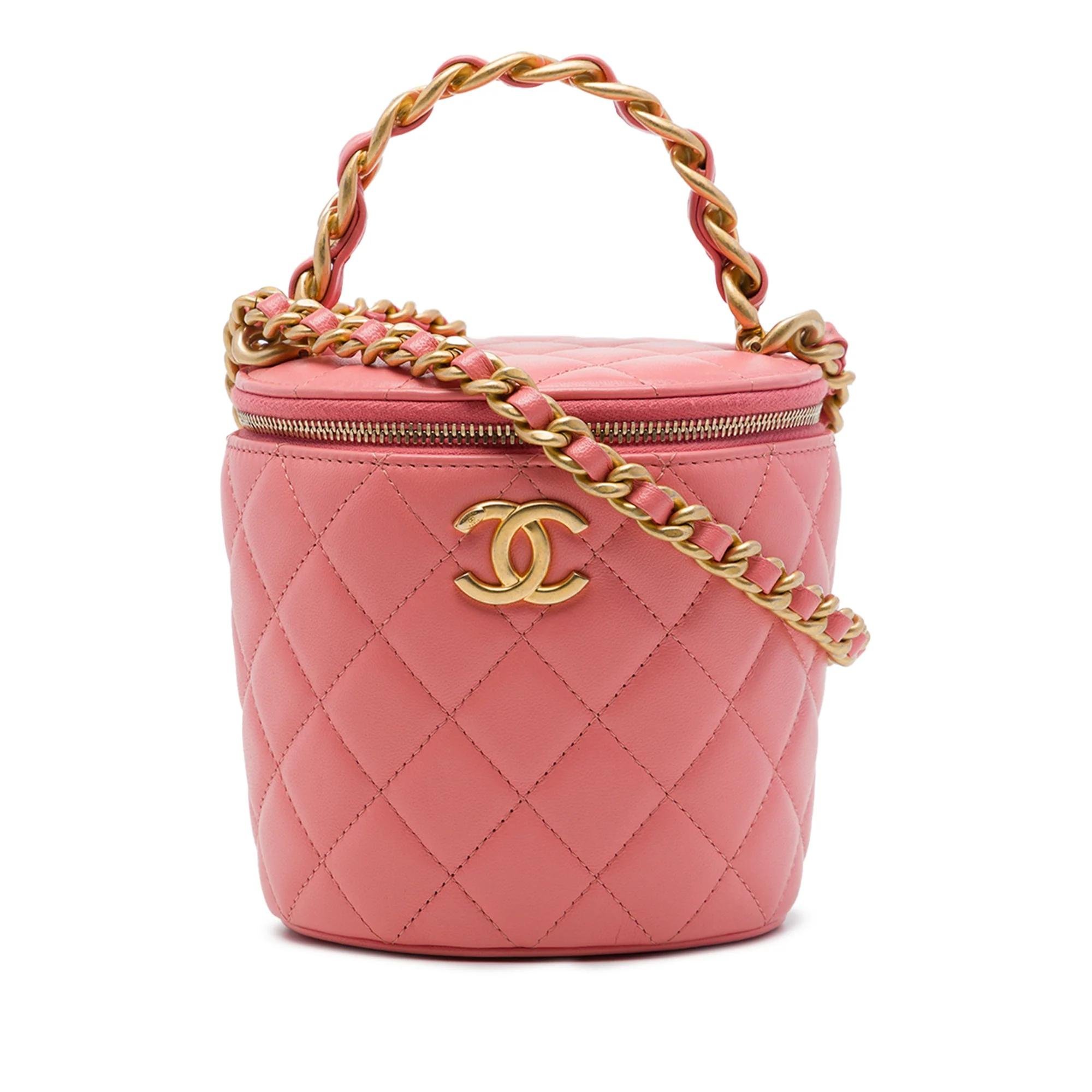 Vanity pony-style calfskin handbag