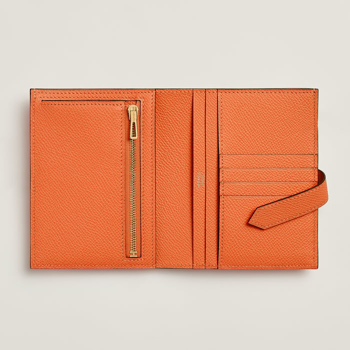 Orange Bearn Compact Wallet