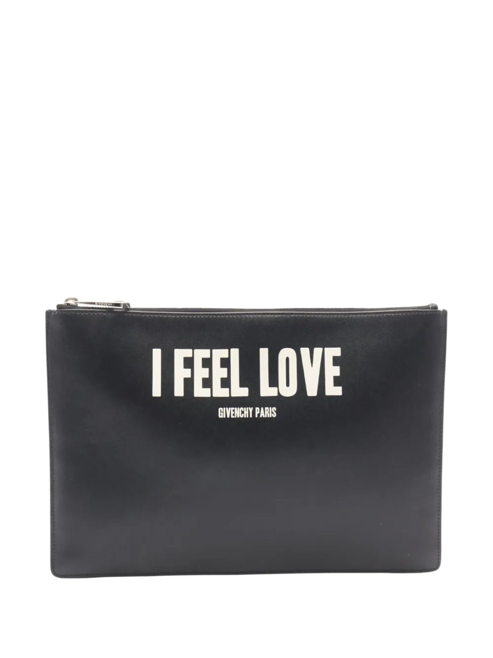 2015 Leather I Feel Love clutch bag