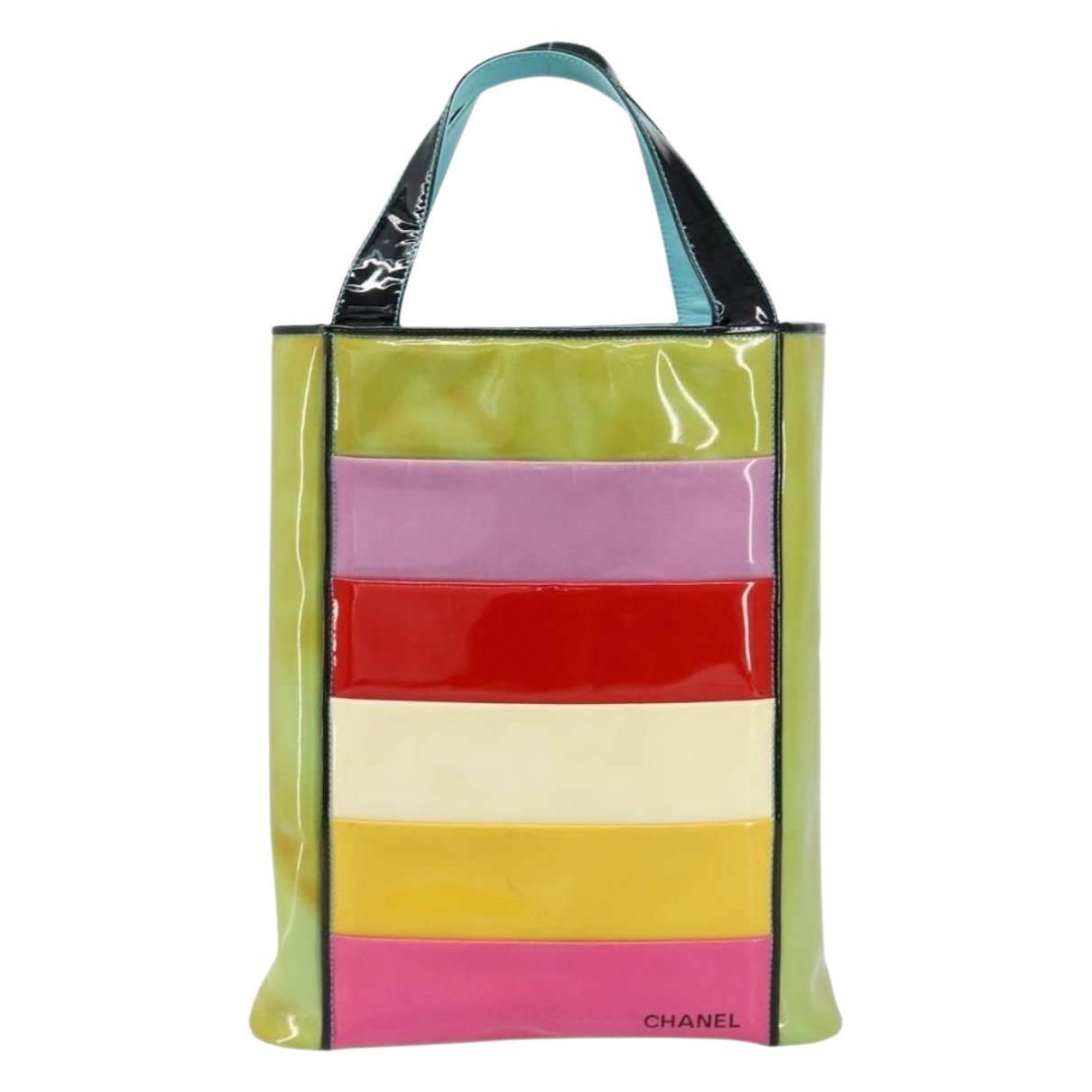Patent leather tote