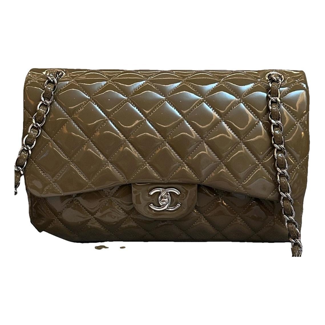 Timeless/Classique patent leather handbag