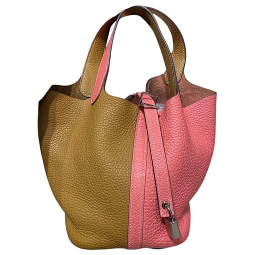 Picotin leather handbag