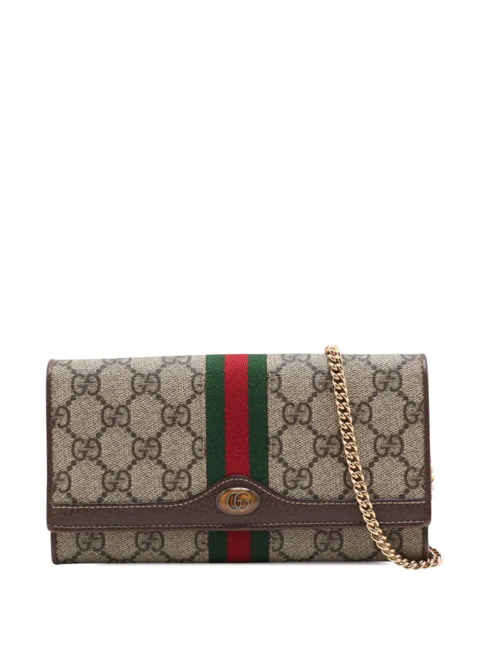 2000-2015 GG Supreme Web Ophidia Wallet on Chain crossbody bag