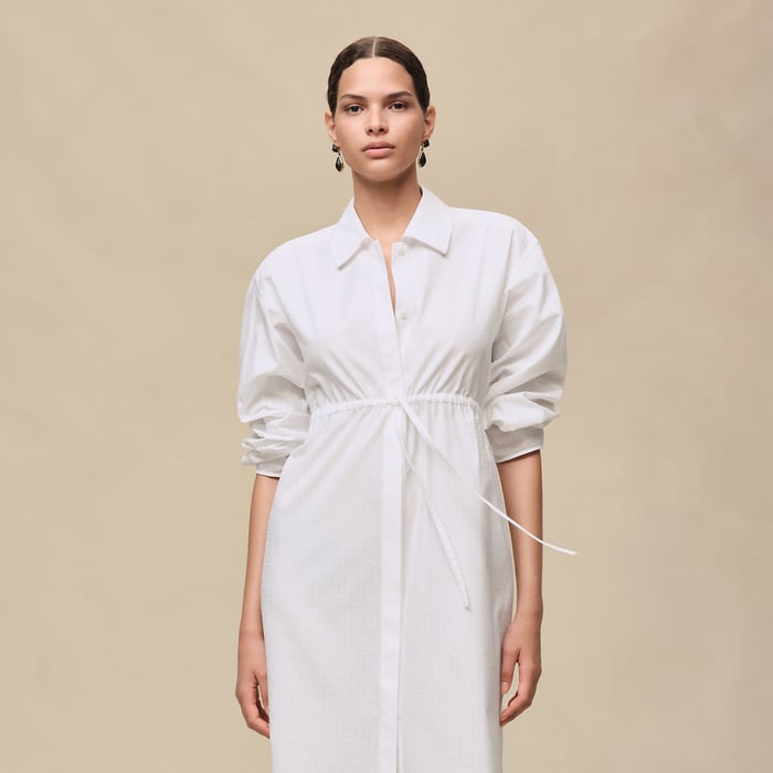 Blanc "Mosaique" Shirt Dress
