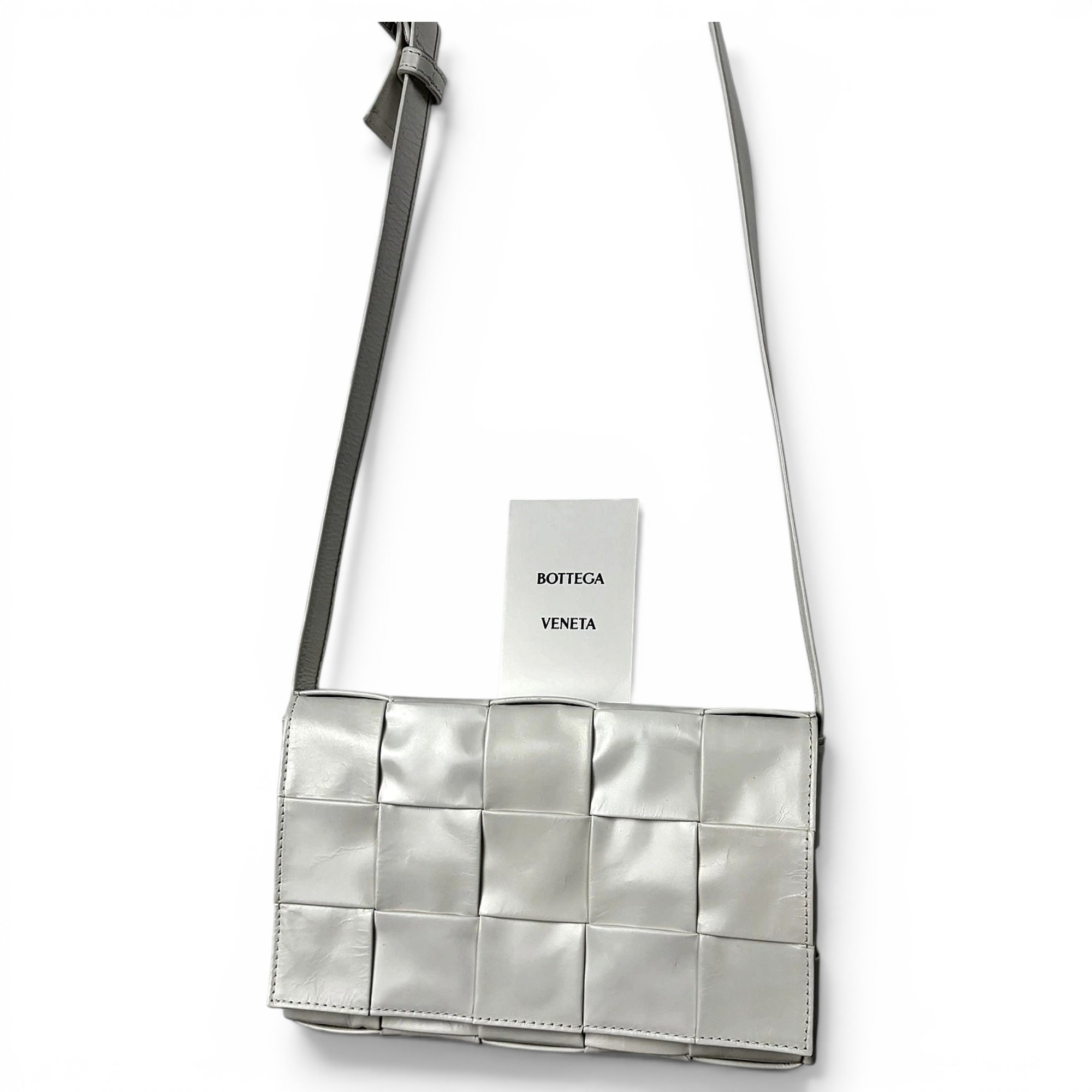 Cassette leather crossbody bag