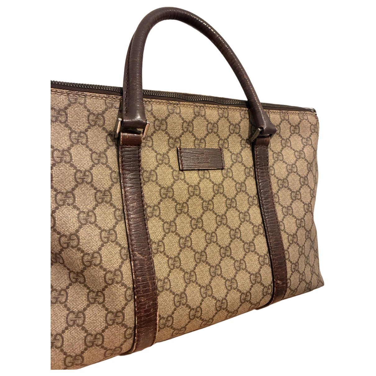 Leather tote