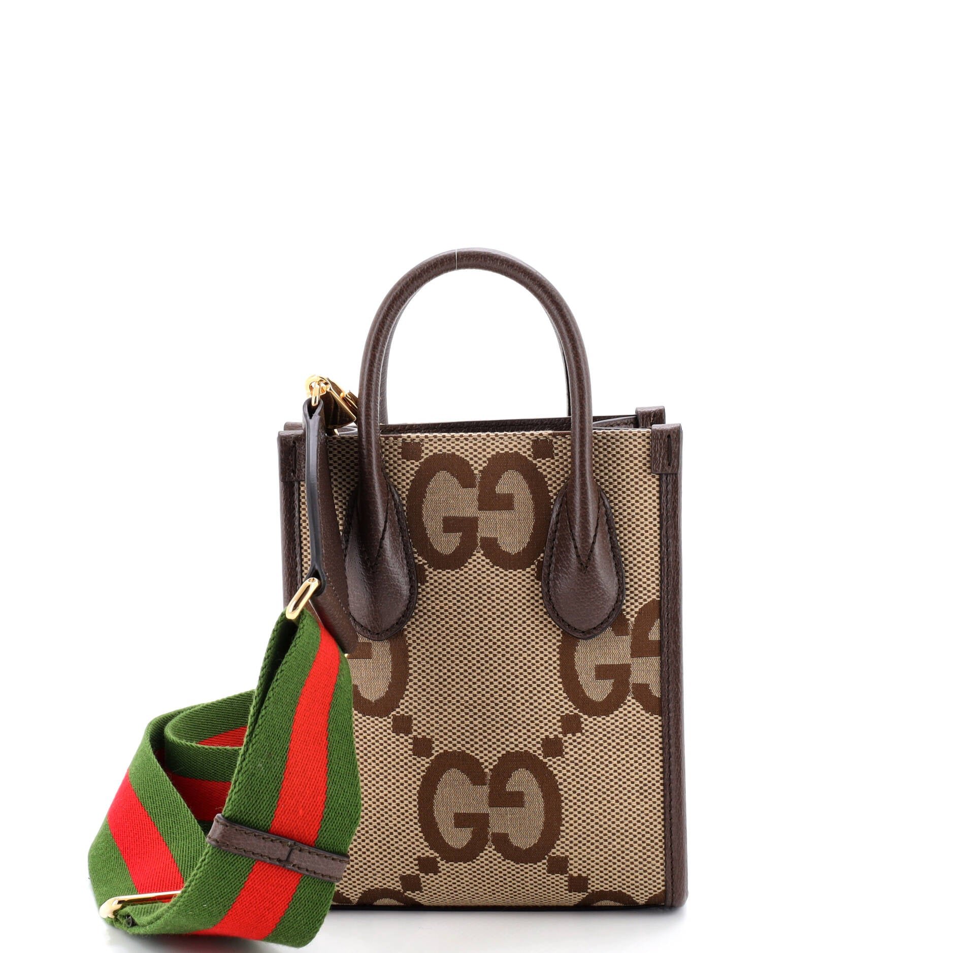 Gucci Vertical Tote Jumbo GG Canvas Mini