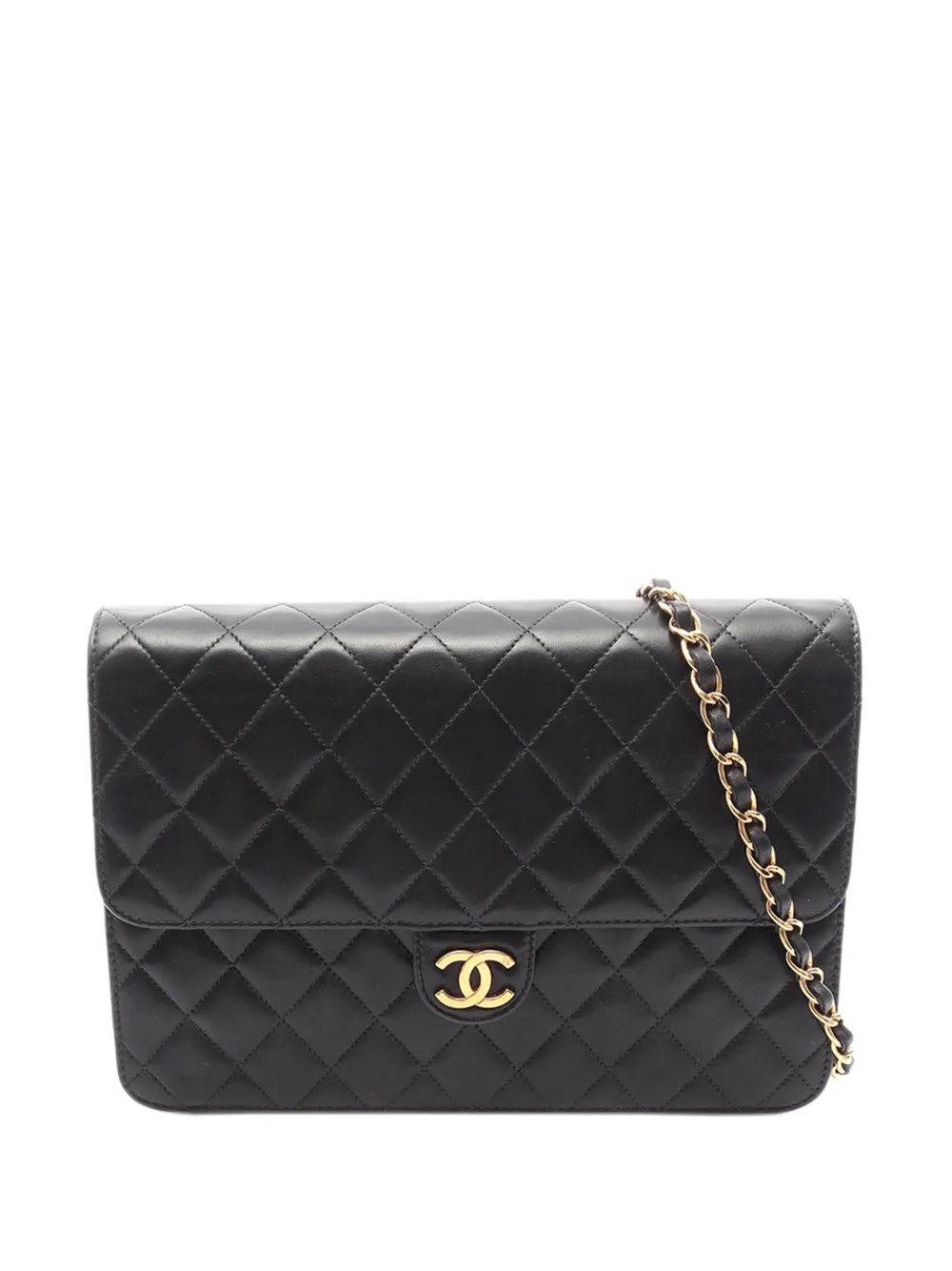 1997-1999 Medium CC Quilted Lambskin Single Flap shoulder bag
