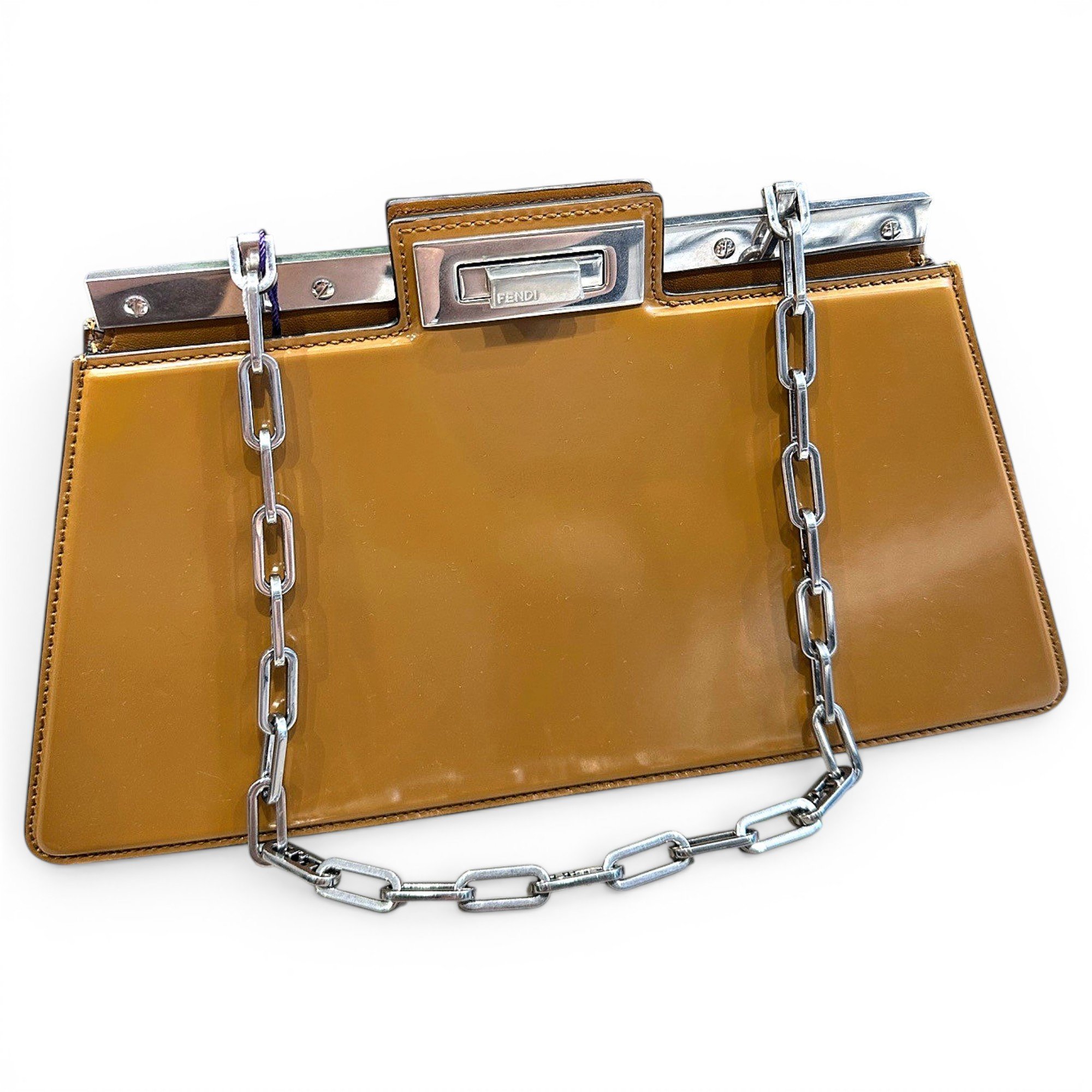 Peekaboo Cut leather handbag