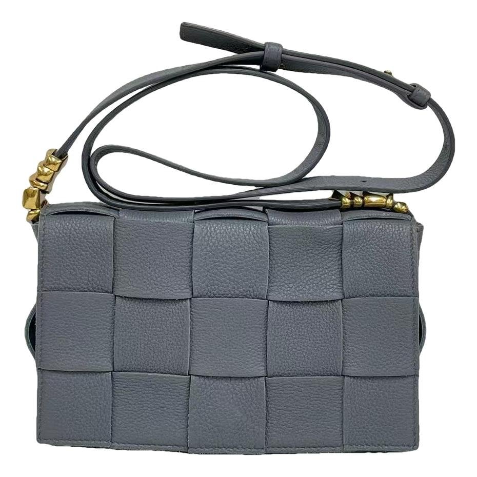 Cassette leather crossbody bag
