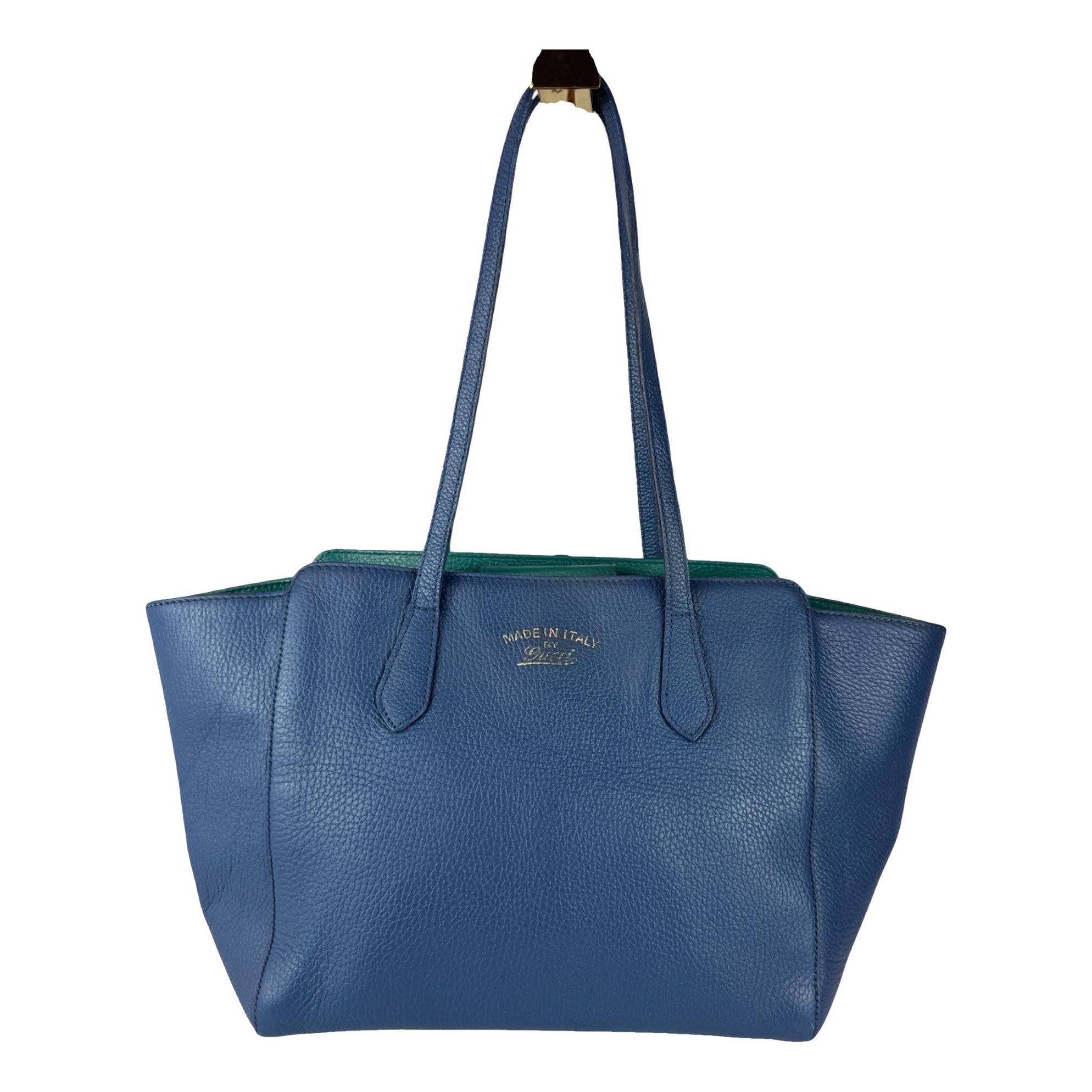 Swing leather tote