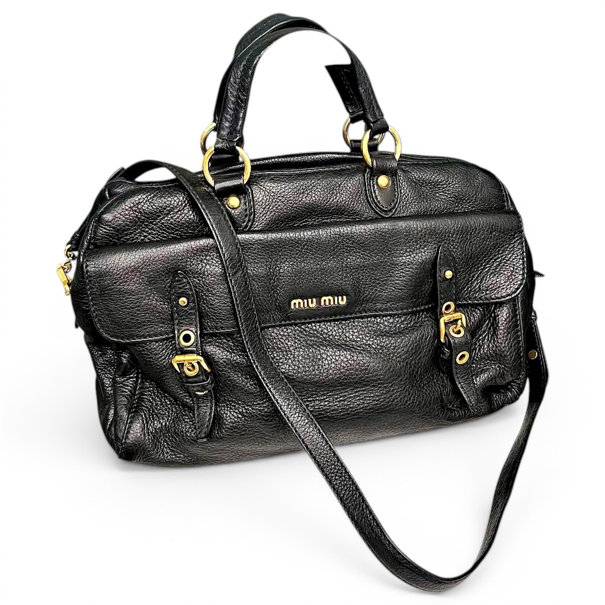 Beau leather handbag