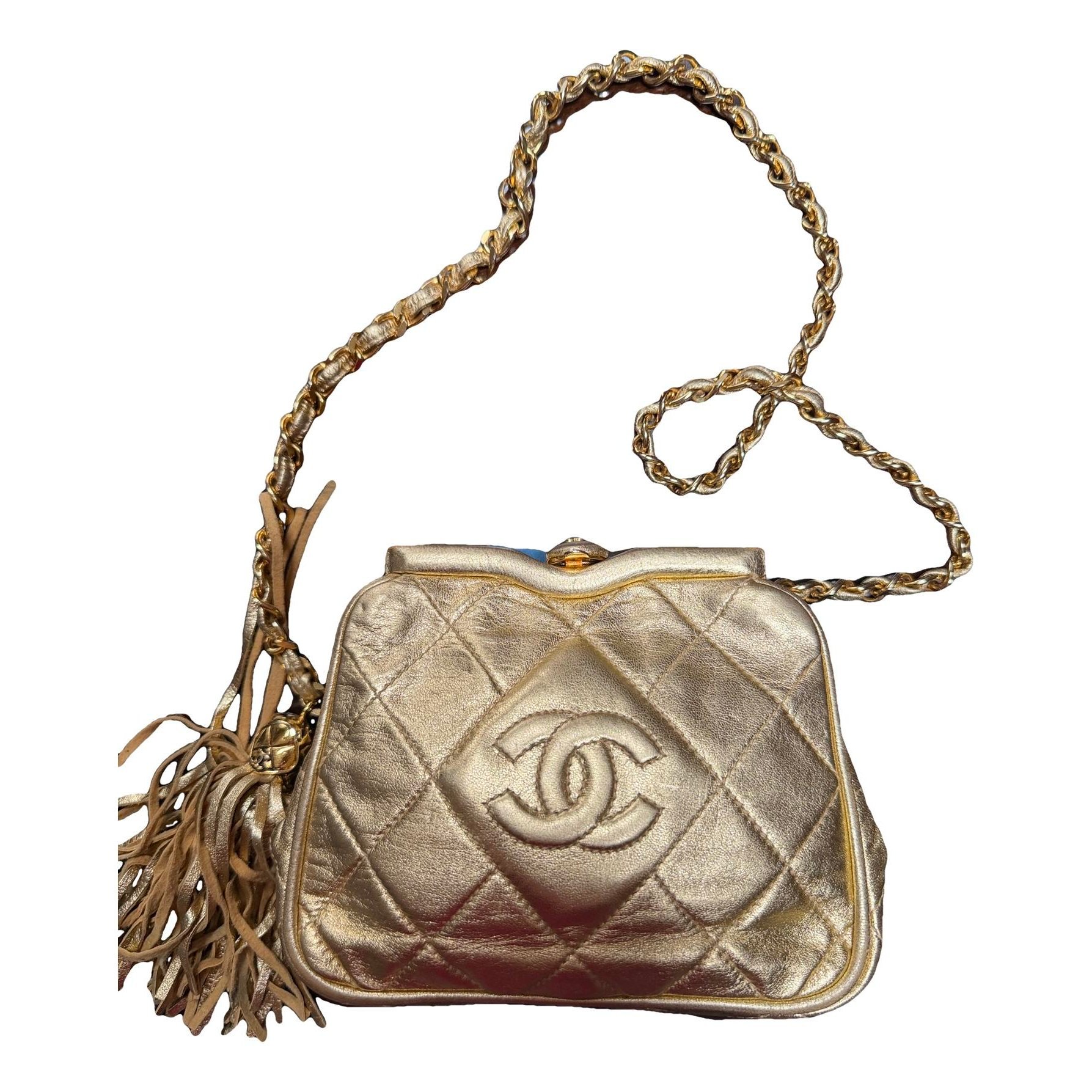 Leather mini bag