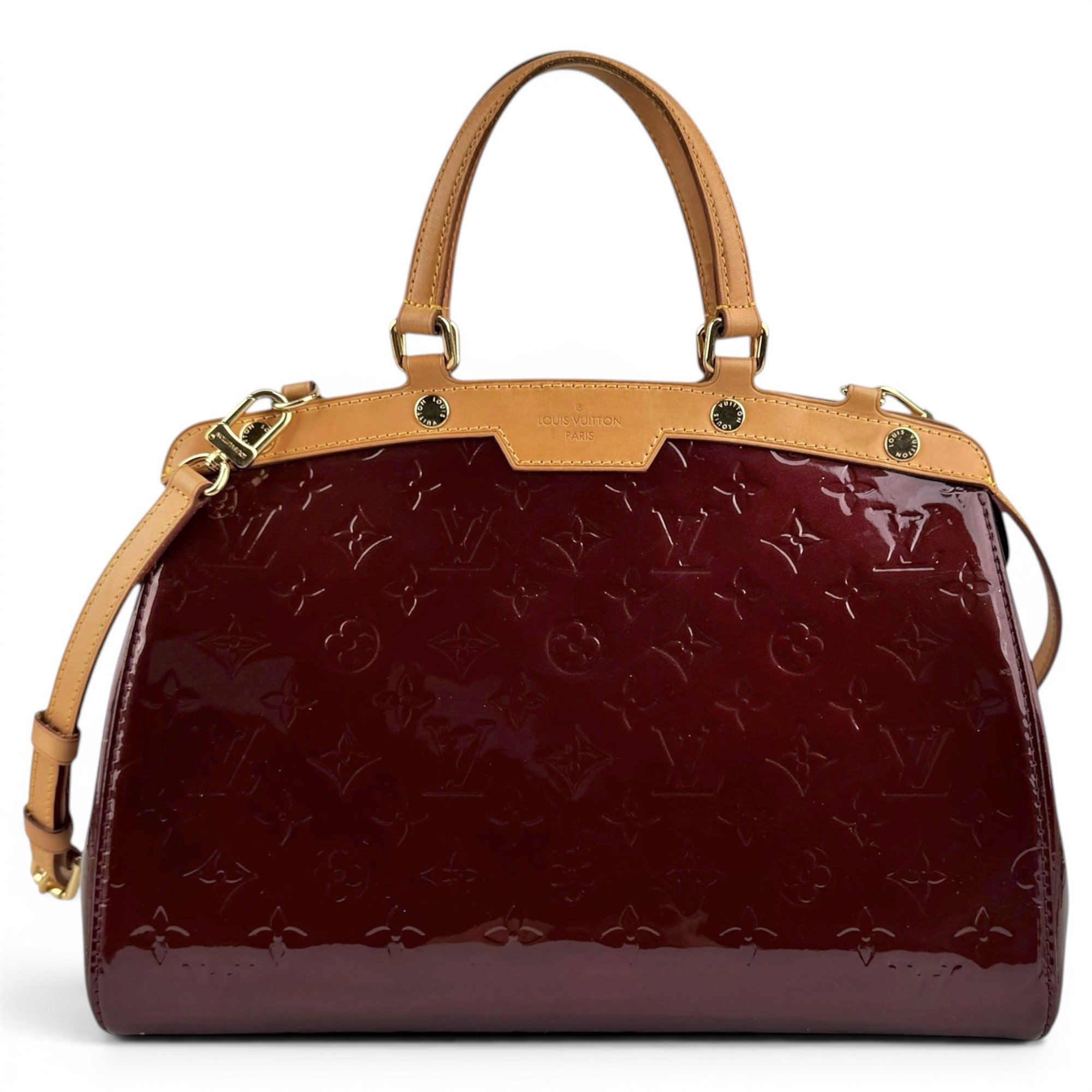 Bréa patent leather handbag