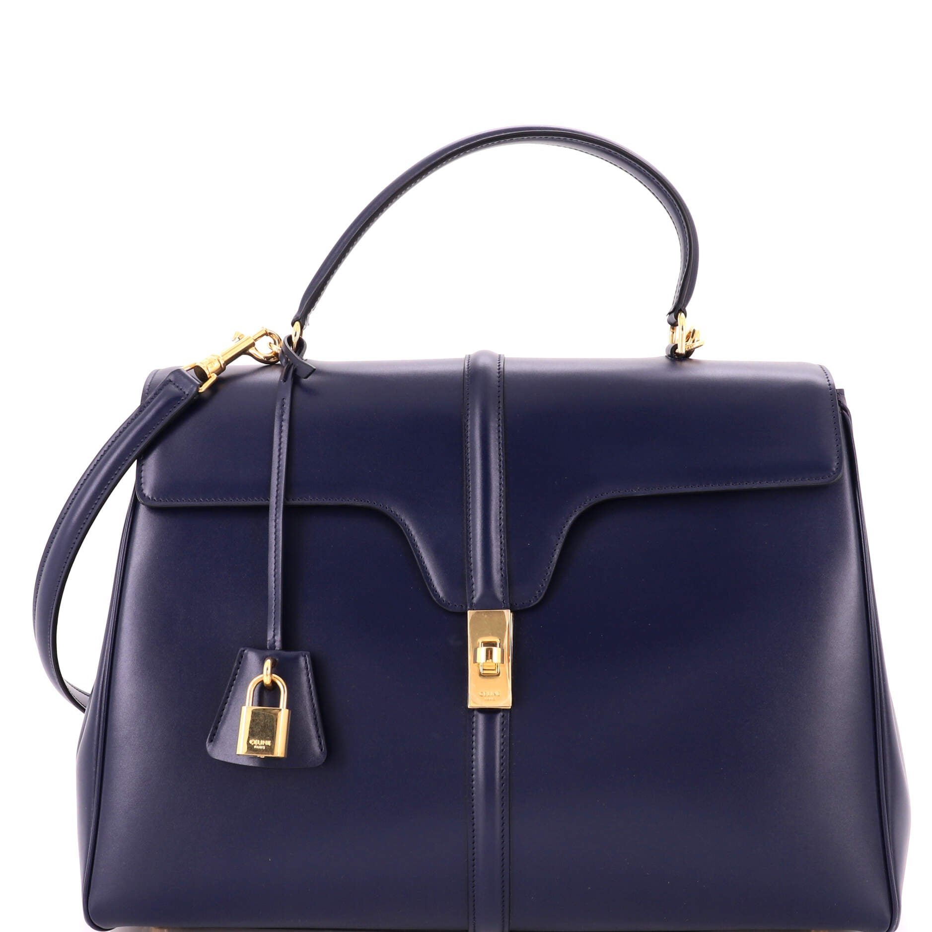 16 Top Handle Bag Smooth Calfskin Large