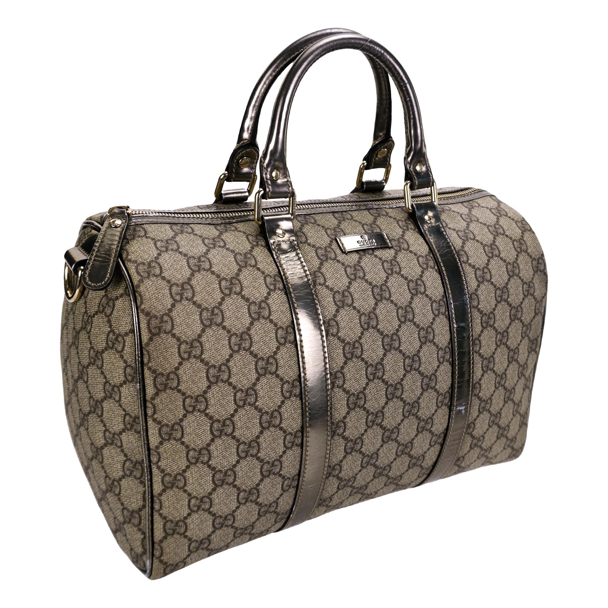 Boston leather tote