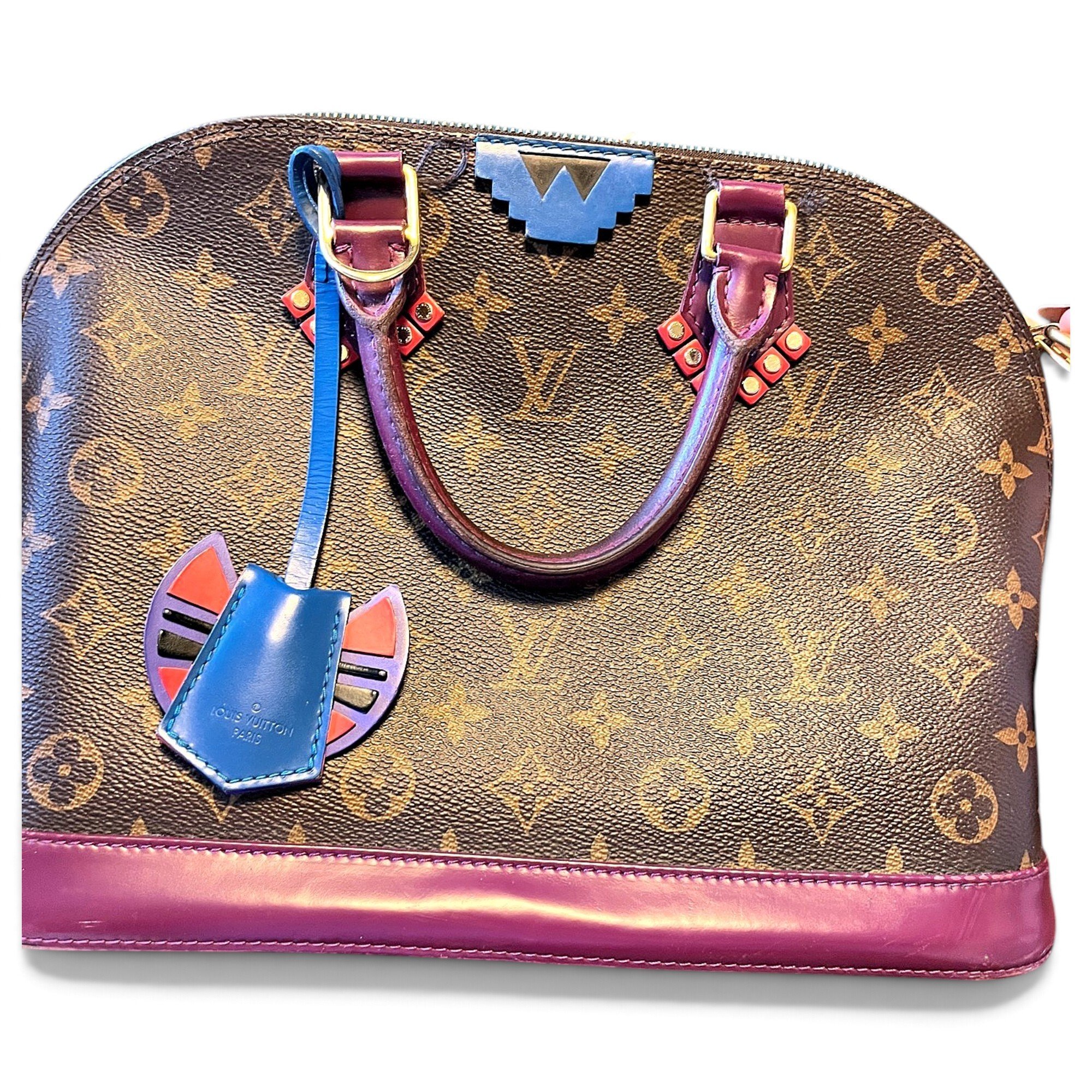Alma leather handbag