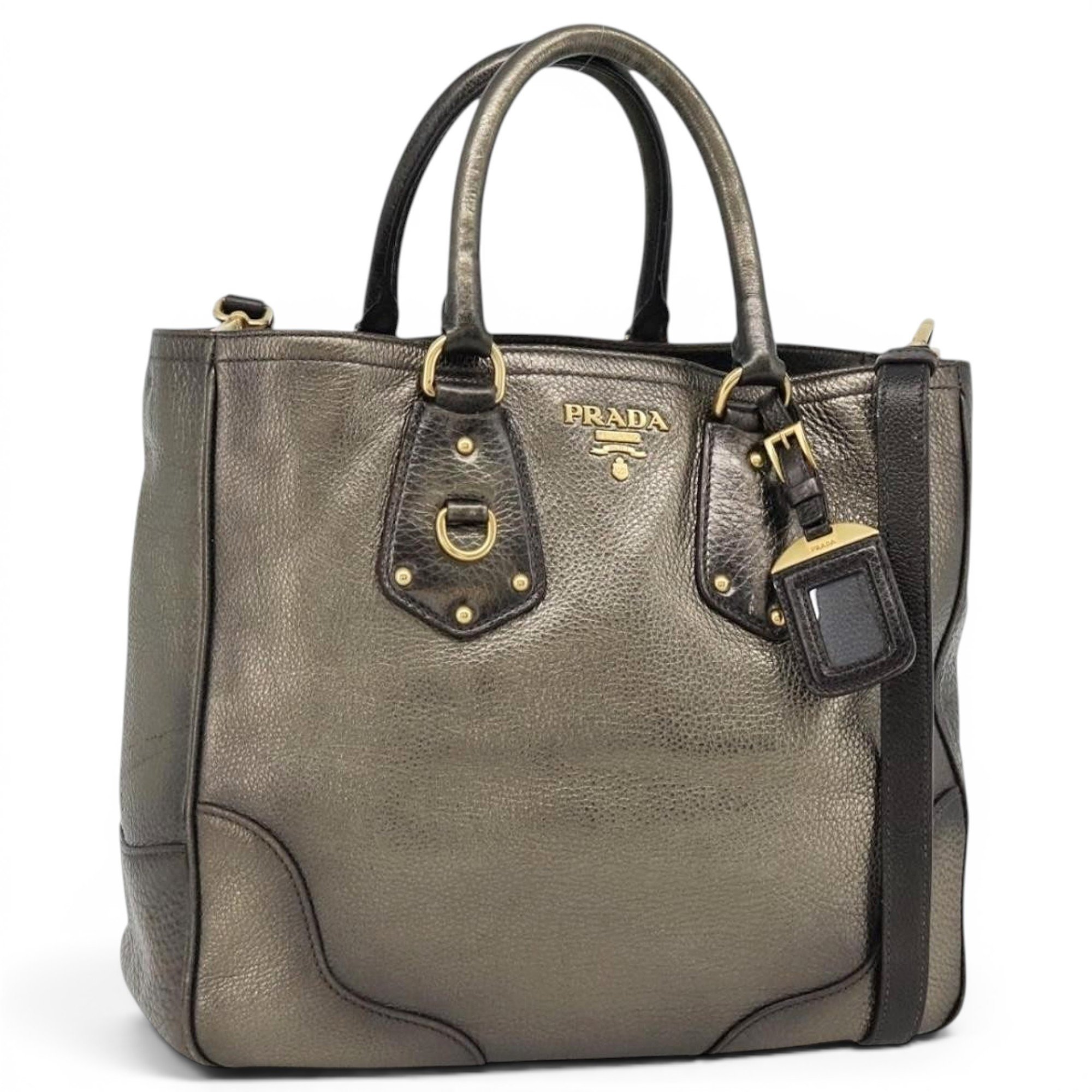 Leather tote