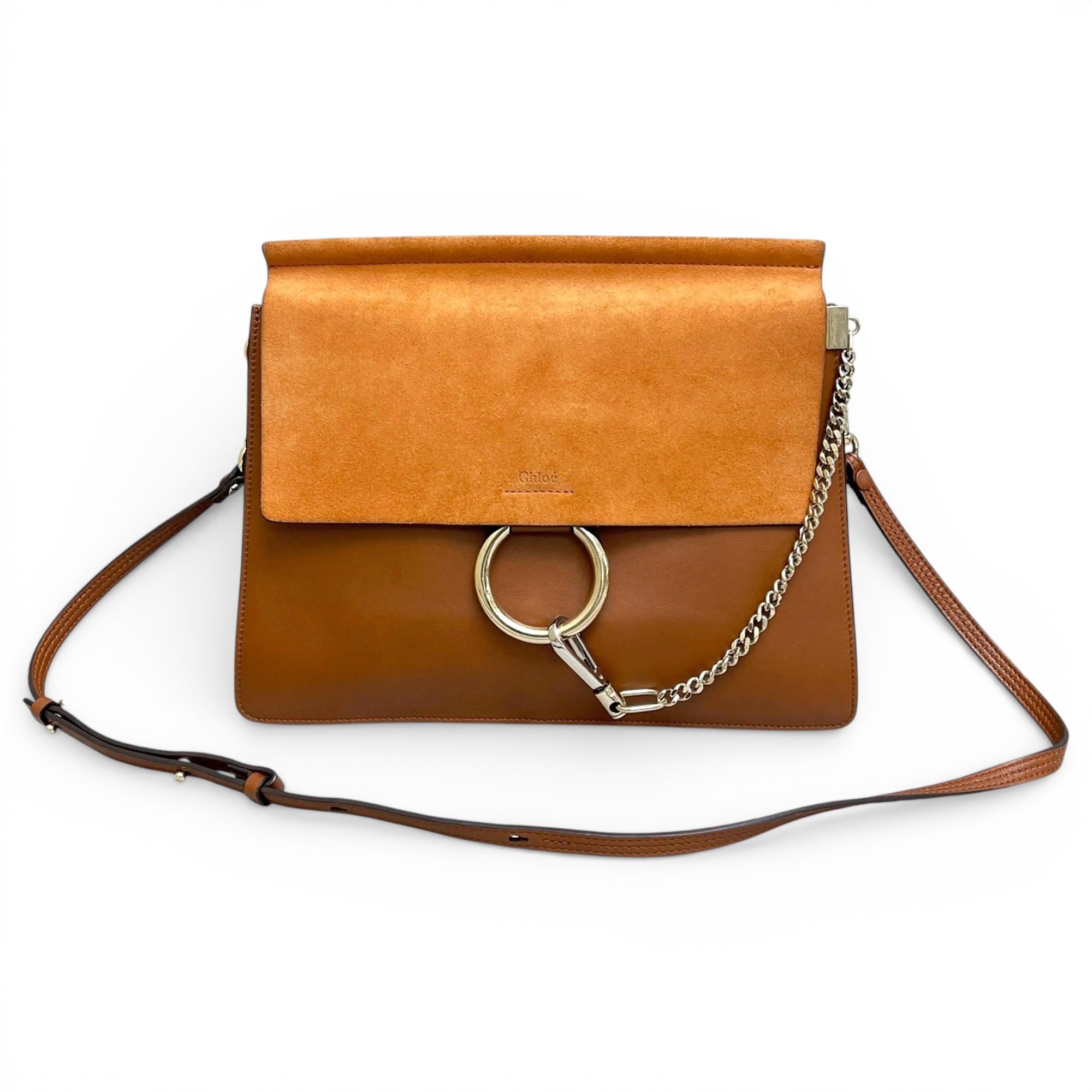 Faye leather handbag