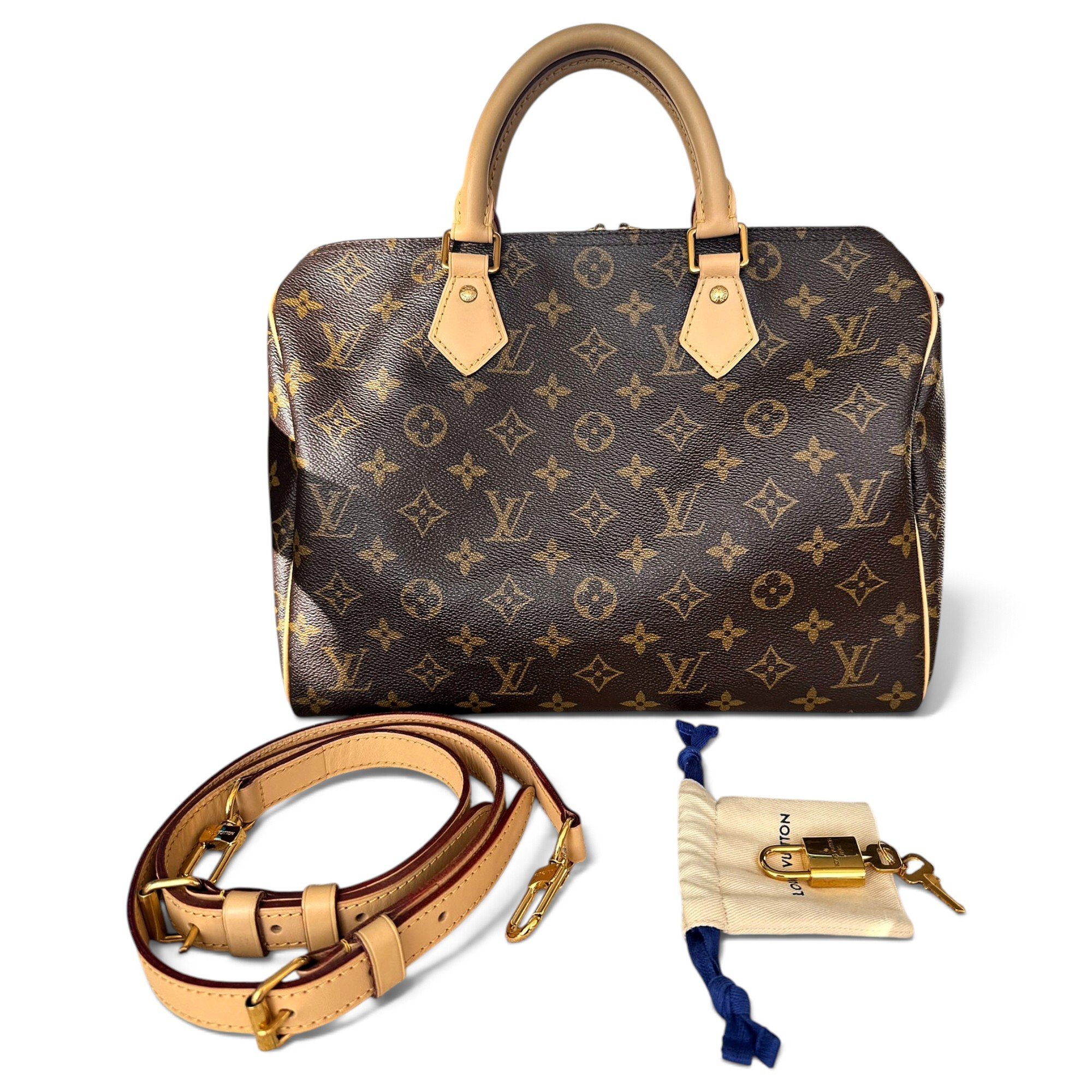 Louis Vuitton Speedy Bandoulière leather handbag