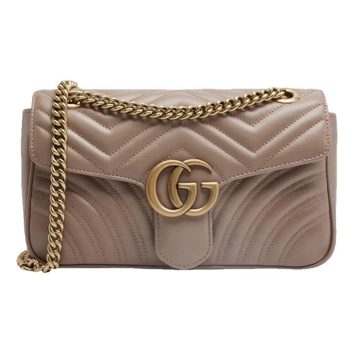 GG Marmont Flap leather crossbody bag